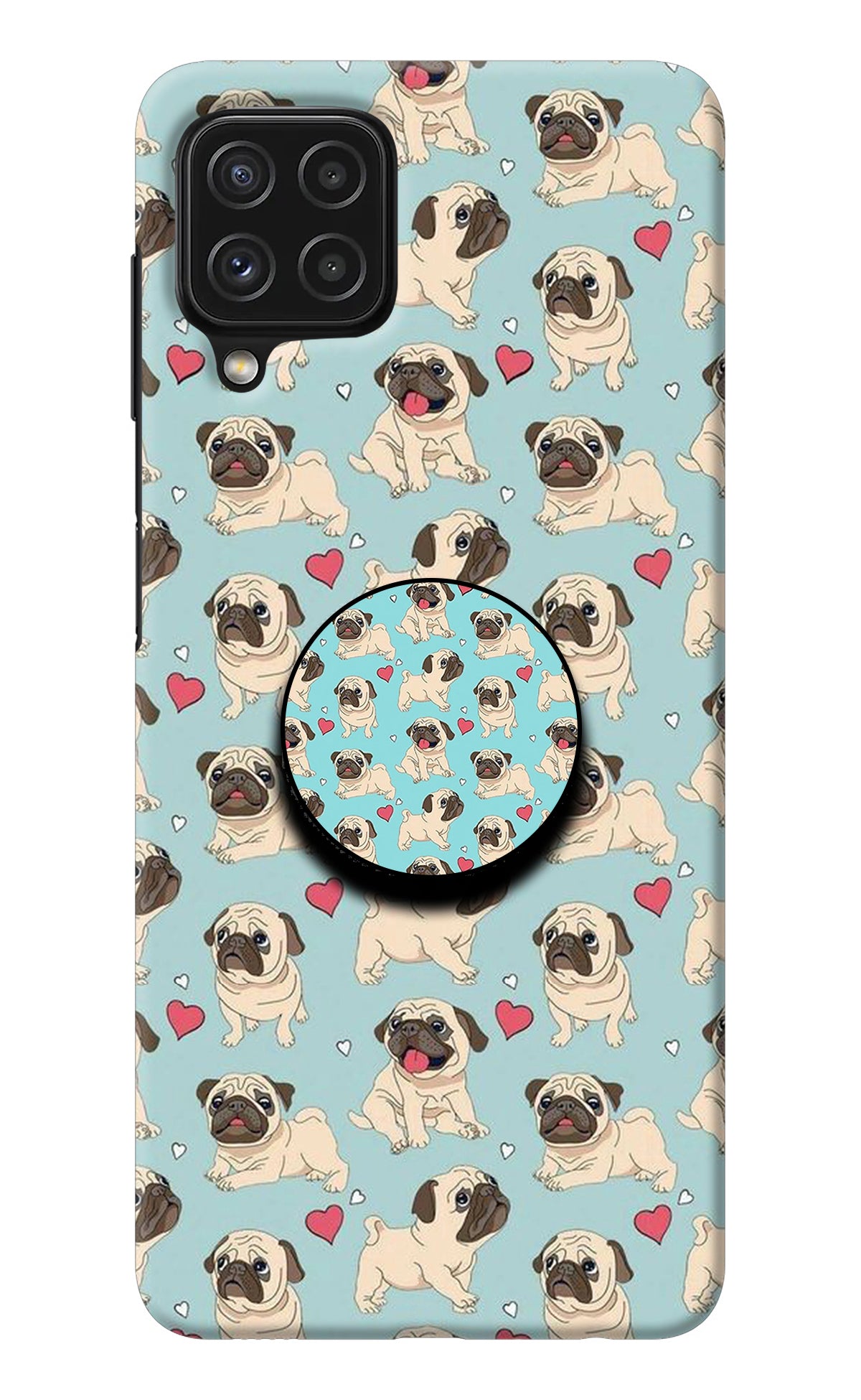 Pug Dog Samsung M32 Pop Case