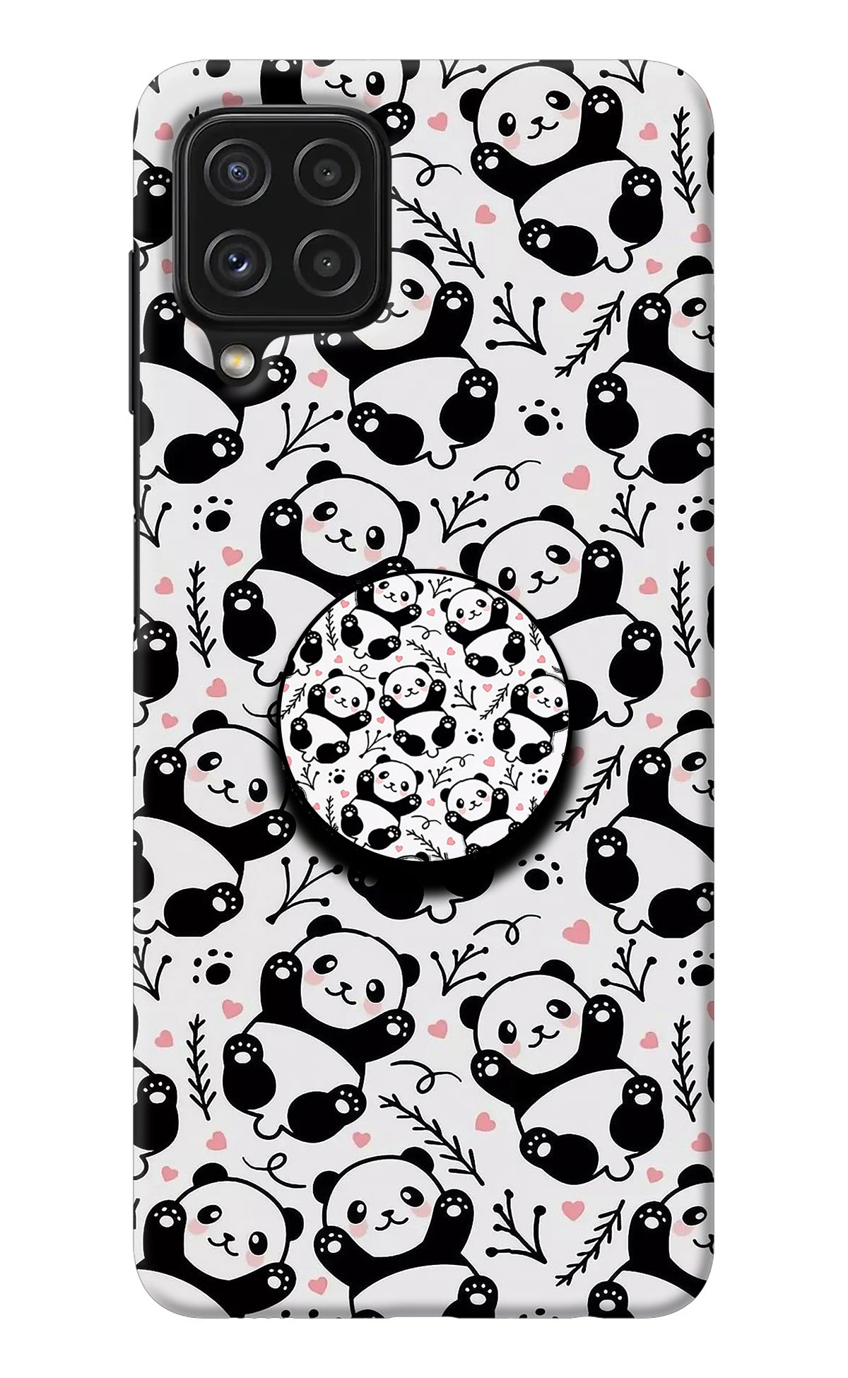 Cute Panda Samsung M32 Pop Case