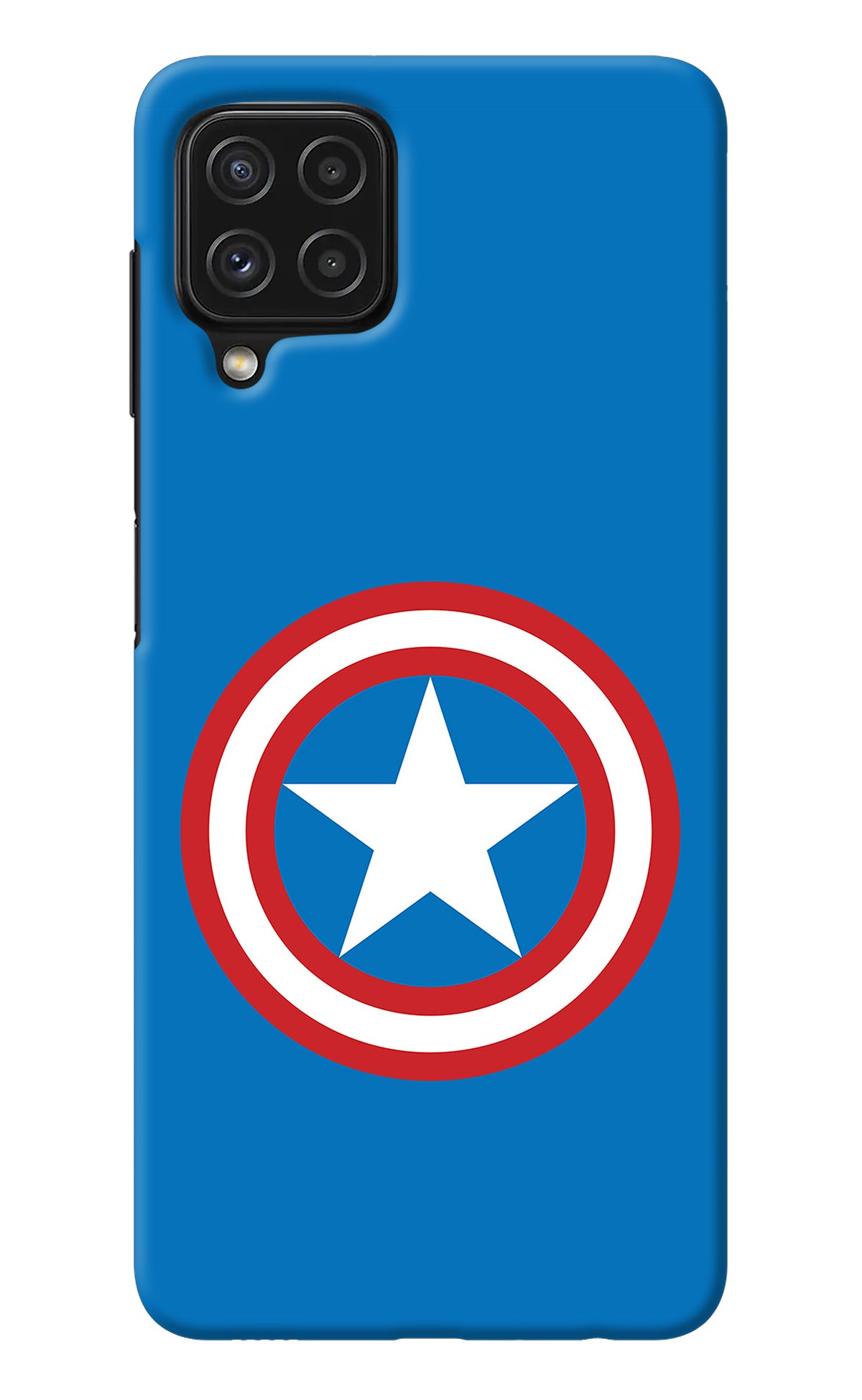 Captain America Logo Samsung A22 4G Back Cover