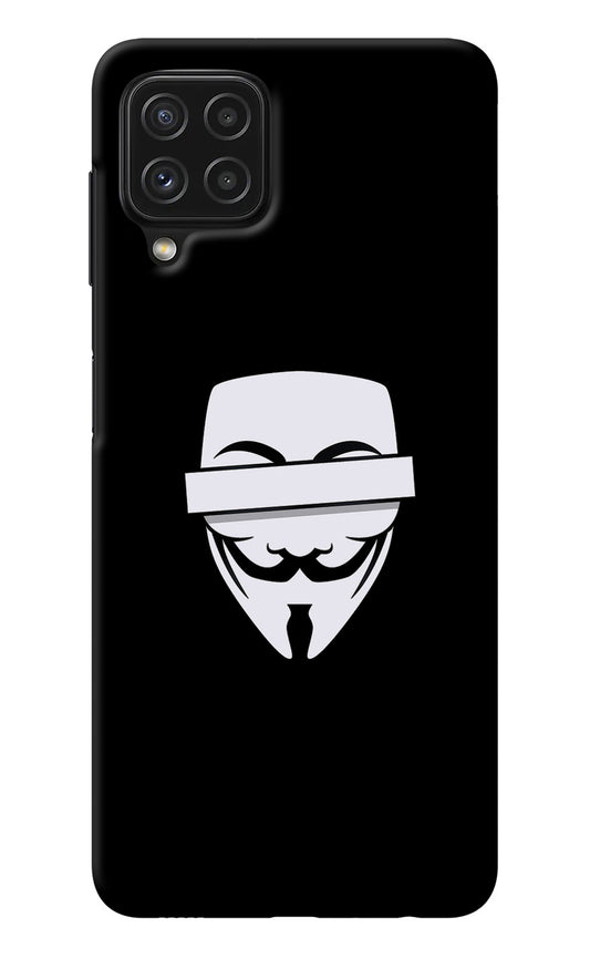 Anonymous Face Samsung A22 4G Back Cover
