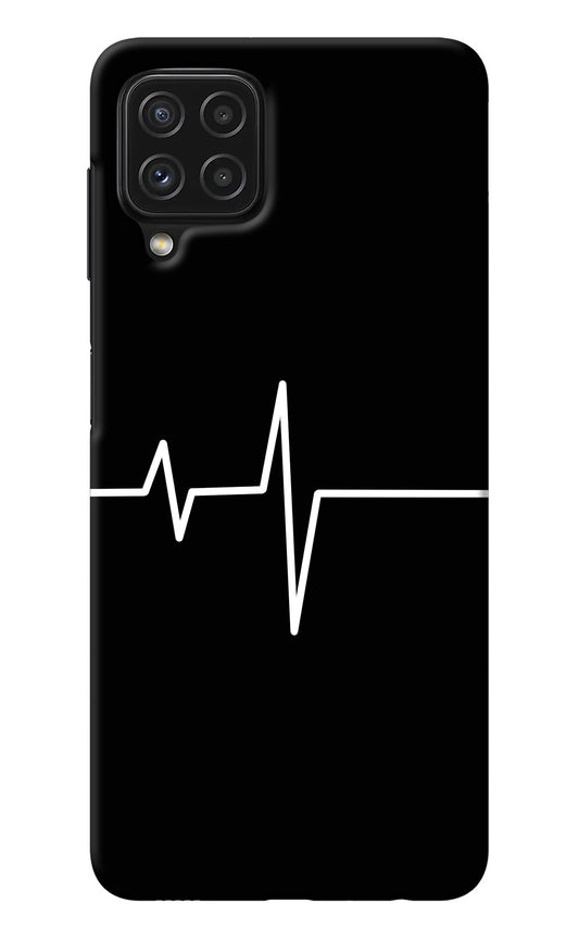 Heart Beats Samsung A22 4G Back Cover