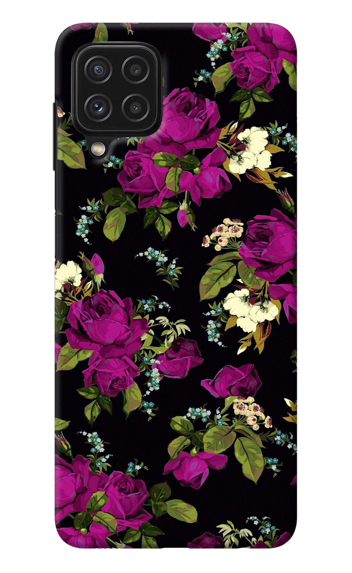 Flowers Samsung A22 4G Back Cover