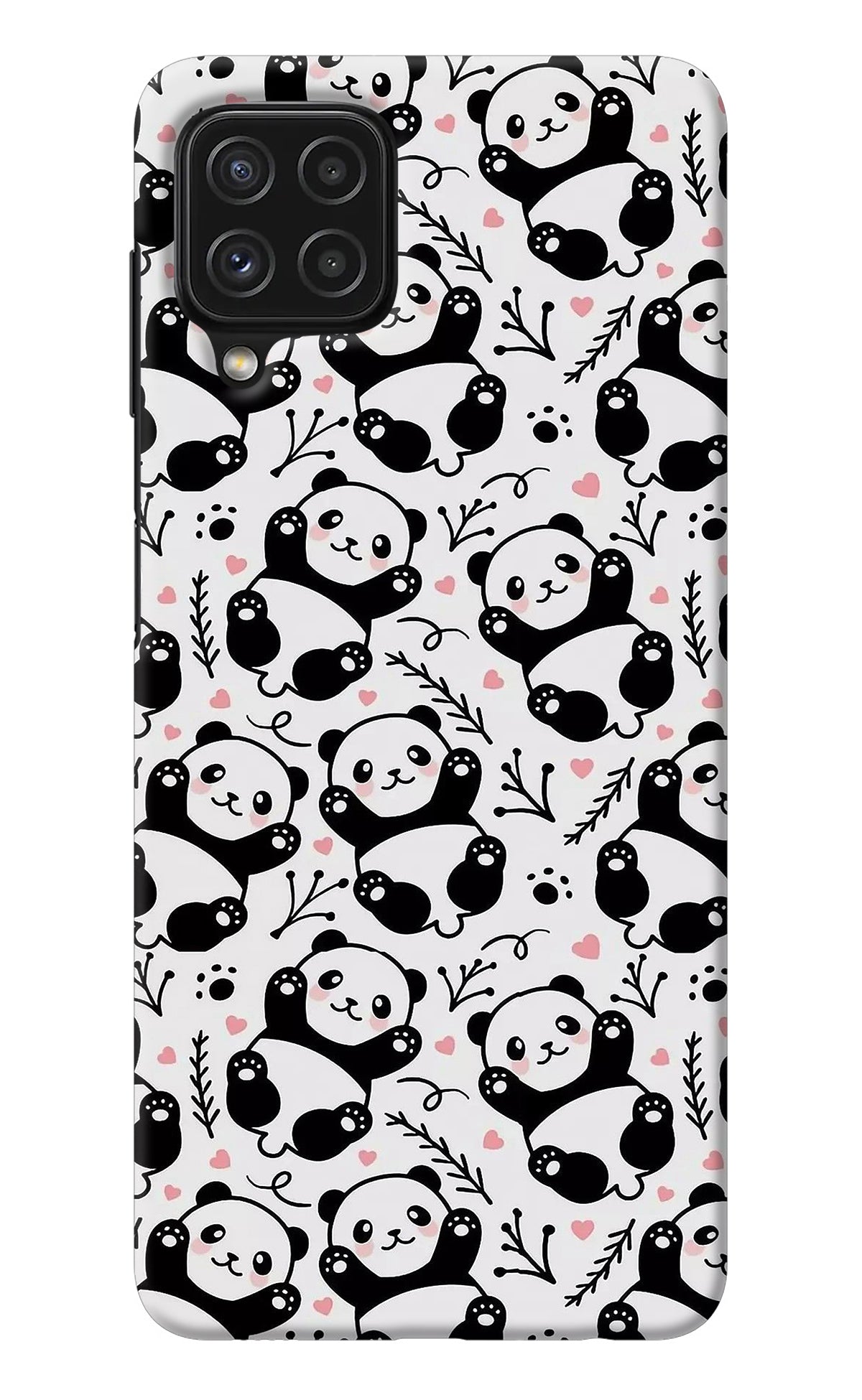 Cute Panda Samsung A22 4G Back Cover