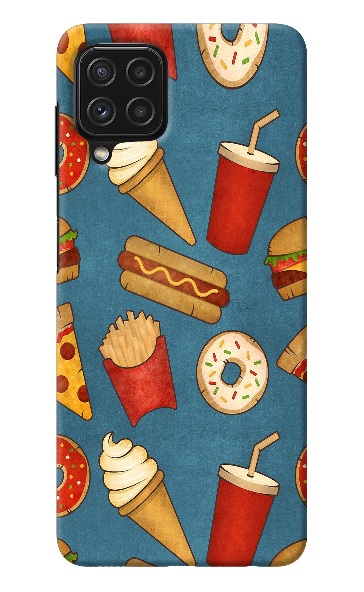 Foodie Samsung A22 4G Back Cover