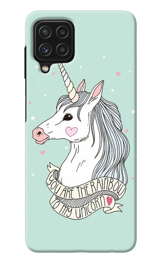 Unicorn Wallpaper Samsung A22 4G Back Cover