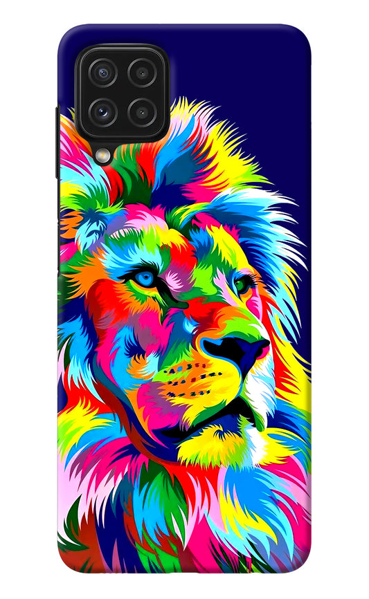 Vector Art Lion Samsung A22 4G Back Cover