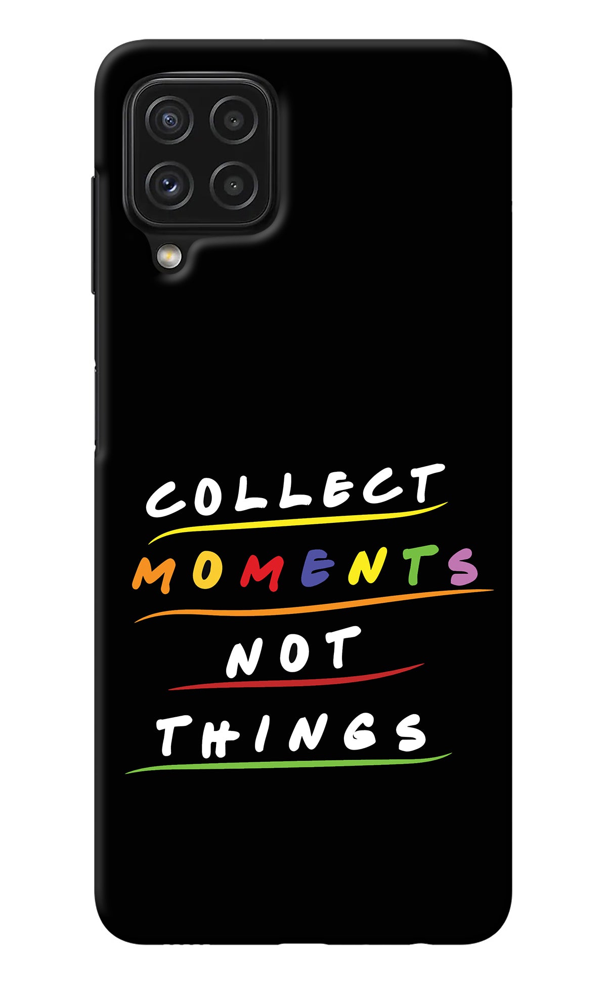 Collect Moments Not Things Samsung A22 4G Back Cover