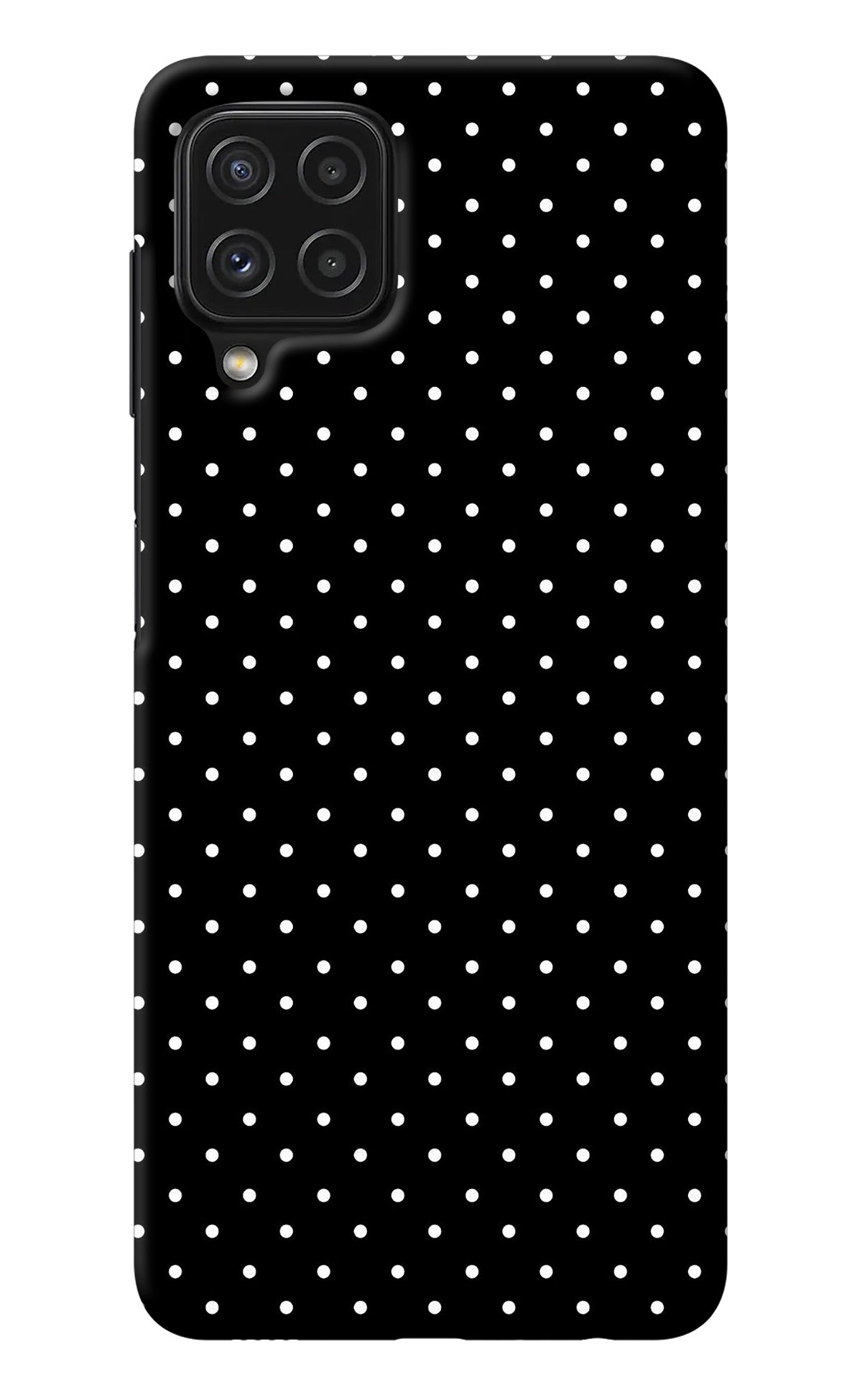 White Dots Samsung A22 4G Back Cover