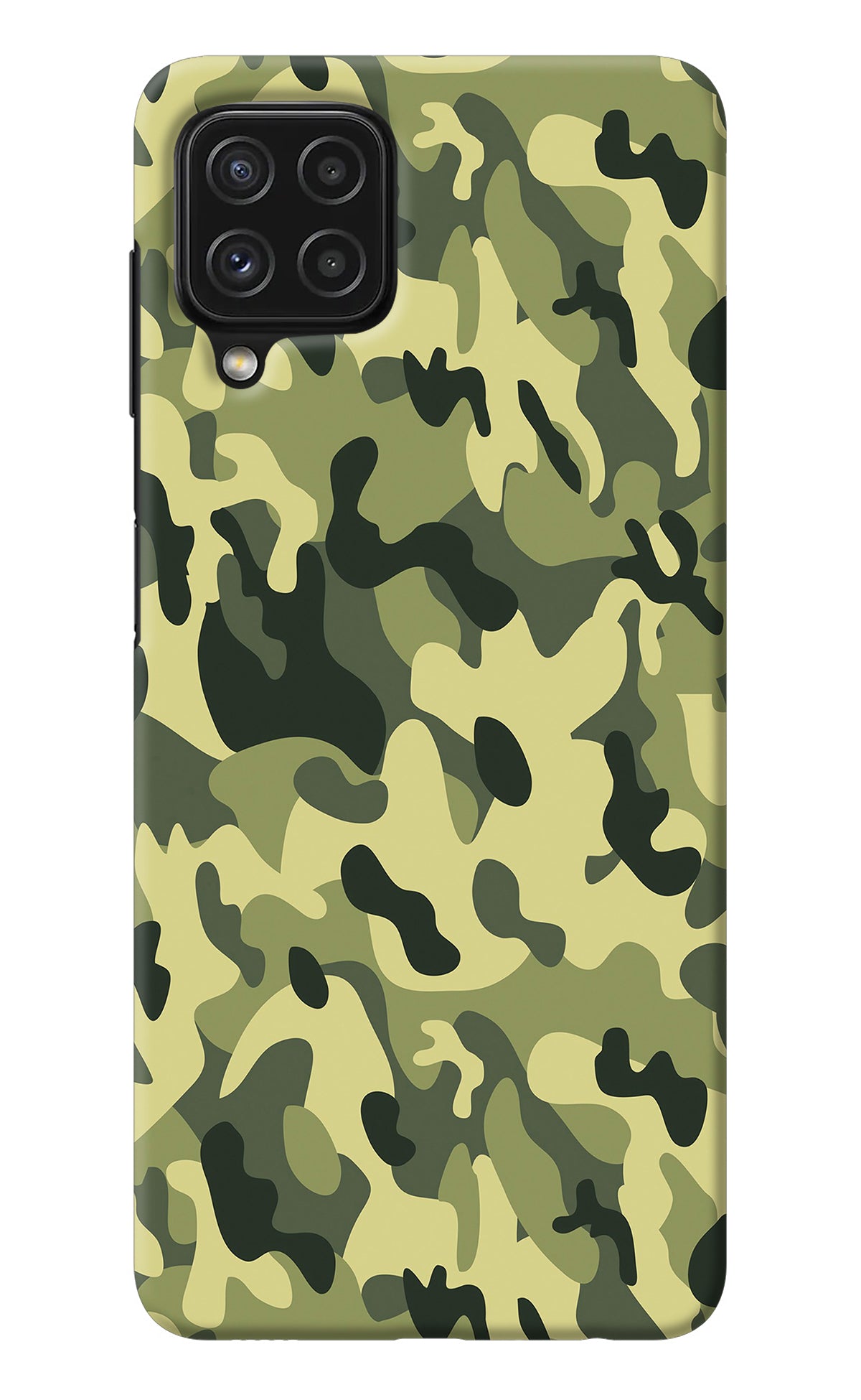 Camouflage Samsung A22 4G Back Cover