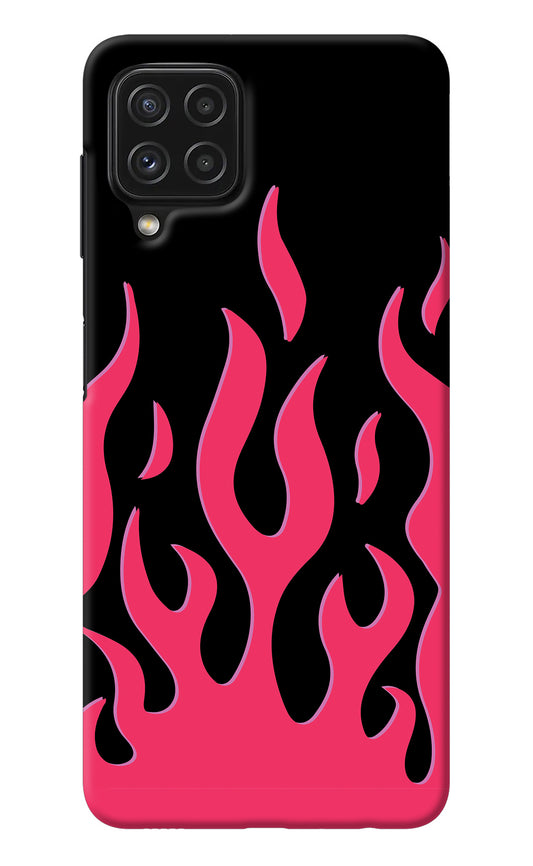 Fire Flames Samsung A22 4G Back Cover