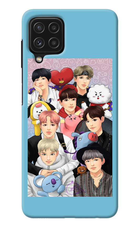 BTS with animals Samsung A22 4G Back Cover