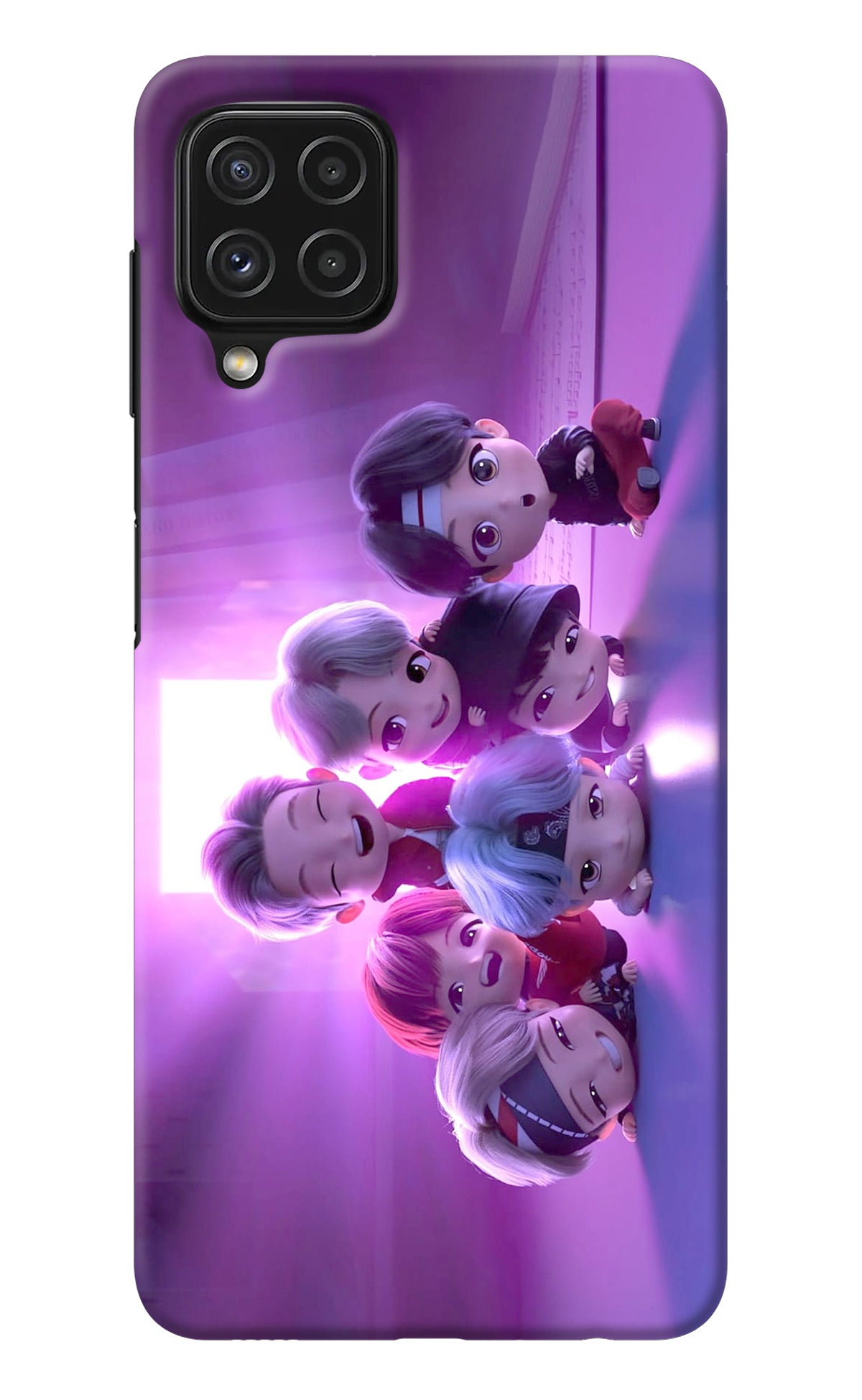 BTS Chibi Samsung A22 4G Back Cover