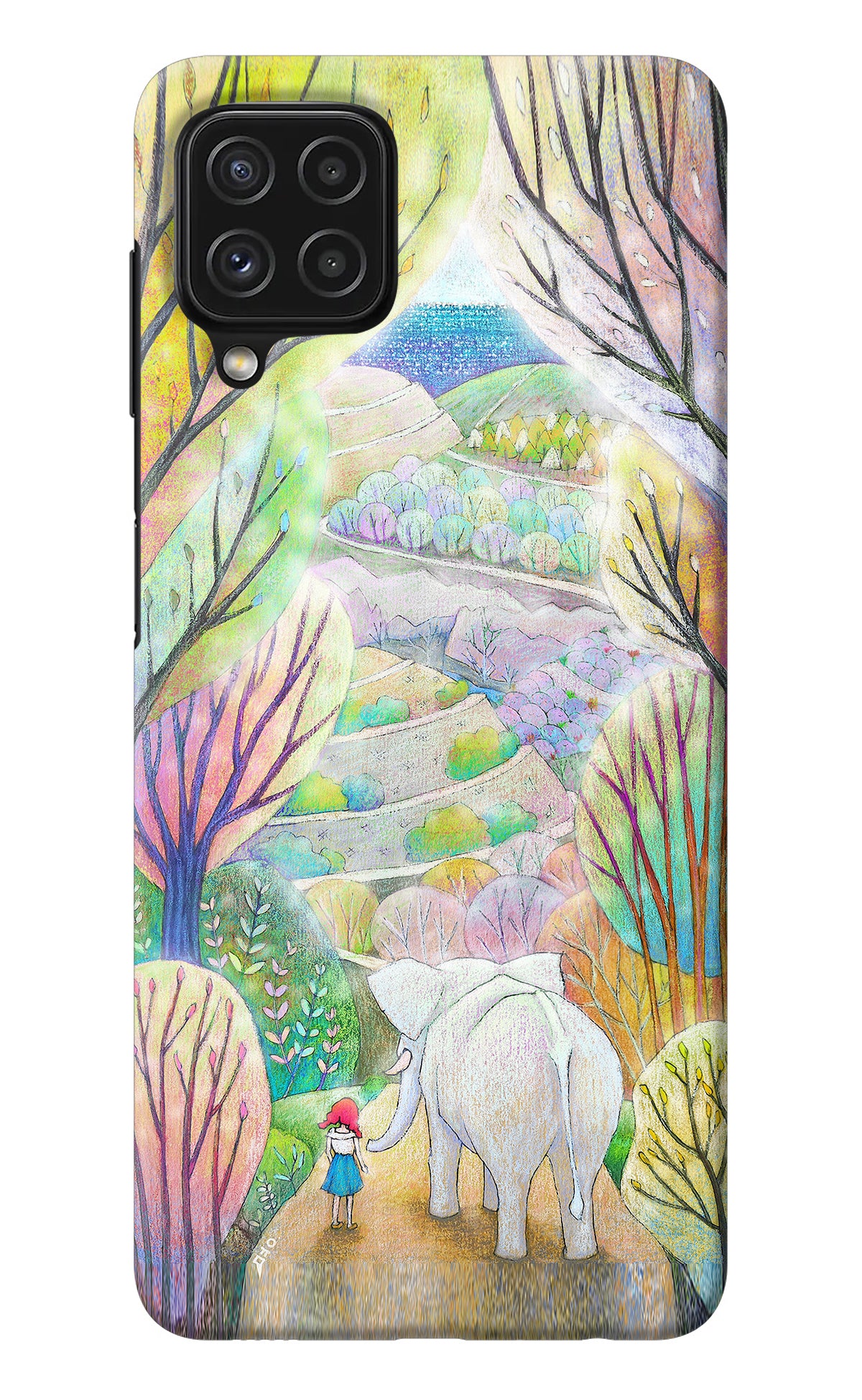 Nature Painting Samsung A22 4G Back Cover