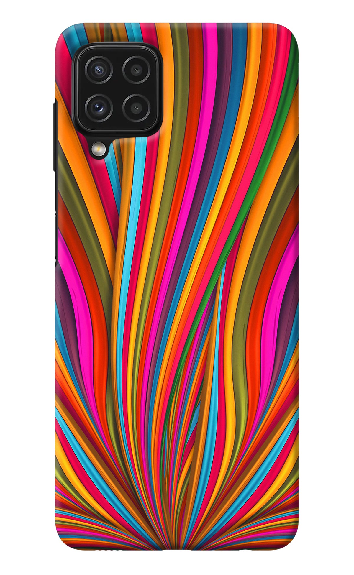 Trippy Wavy Samsung A22 4G Back Cover