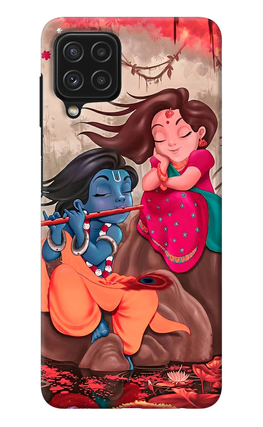 Radhe Krishna Samsung A22 4G Back Cover