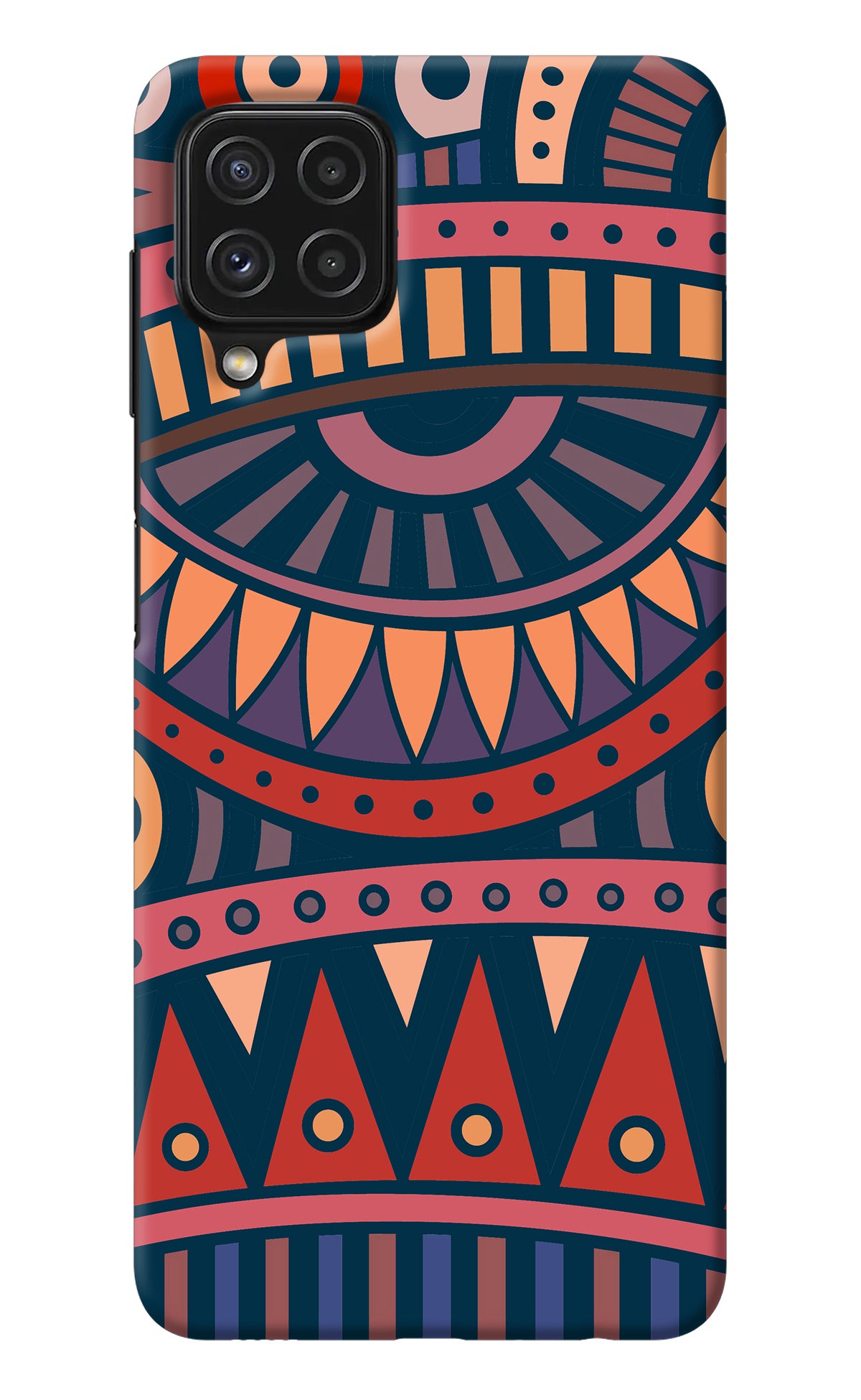 African Culture Design Samsung A22 4G Back Cover