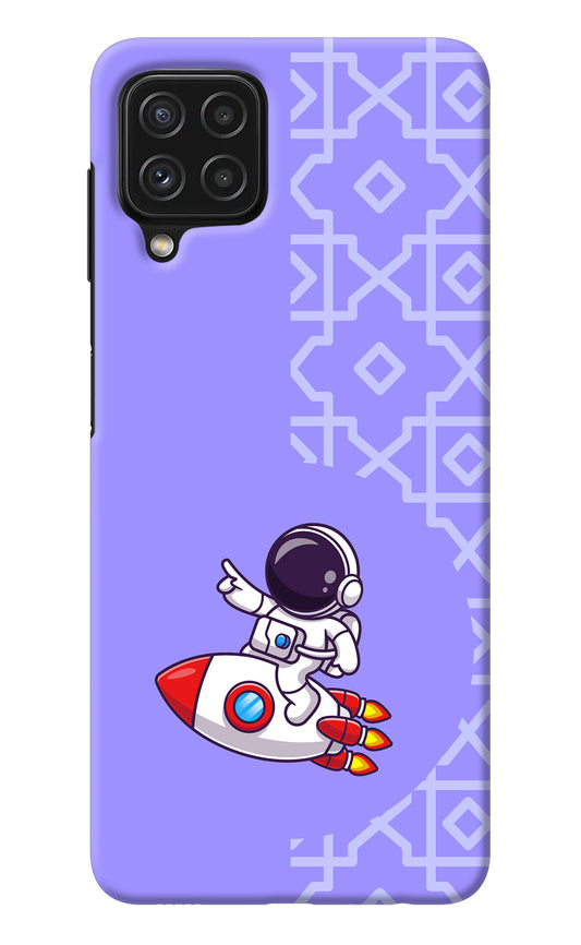 Cute Astronaut Samsung A22 4G Back Cover