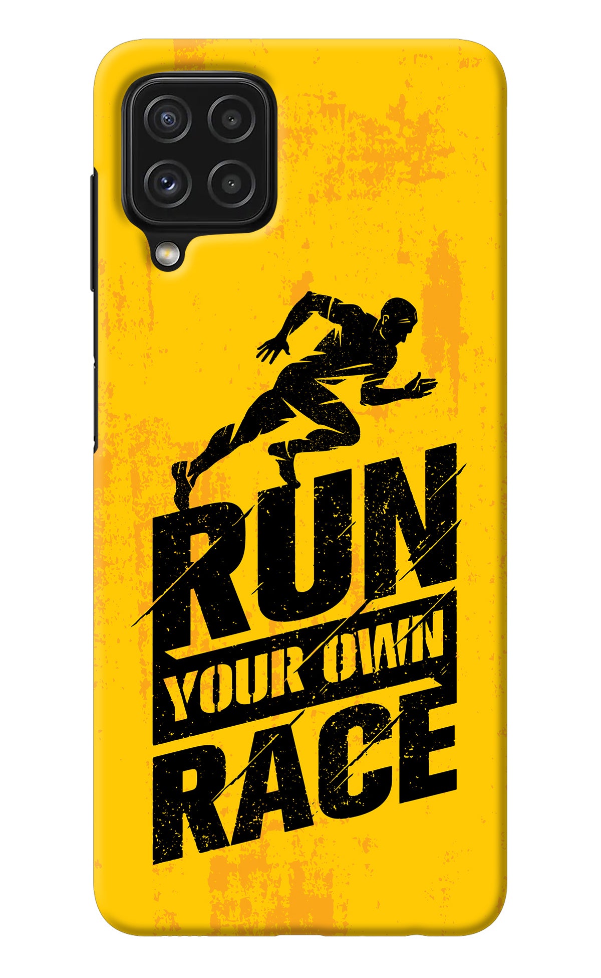 Run Your Own Race Samsung A22 4G Back Cover