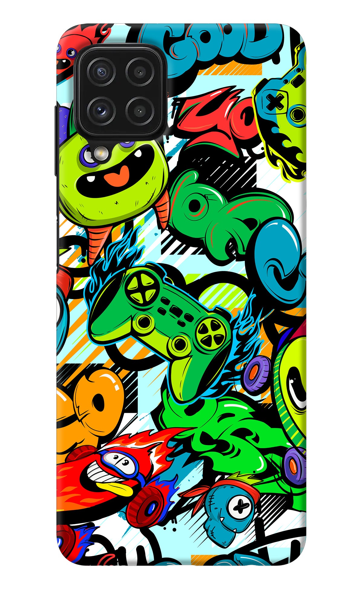Game Doodle Samsung A22 4G Back Cover