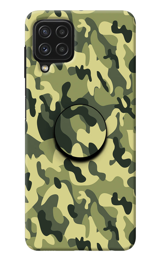 Camouflage Samsung A22 4G Pop Case