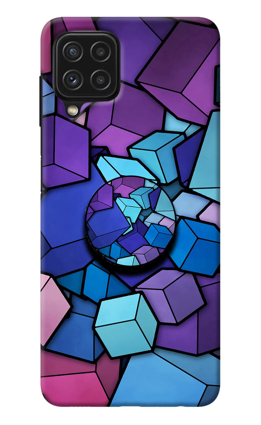Cubic Abstract Samsung A22 4G Pop Case