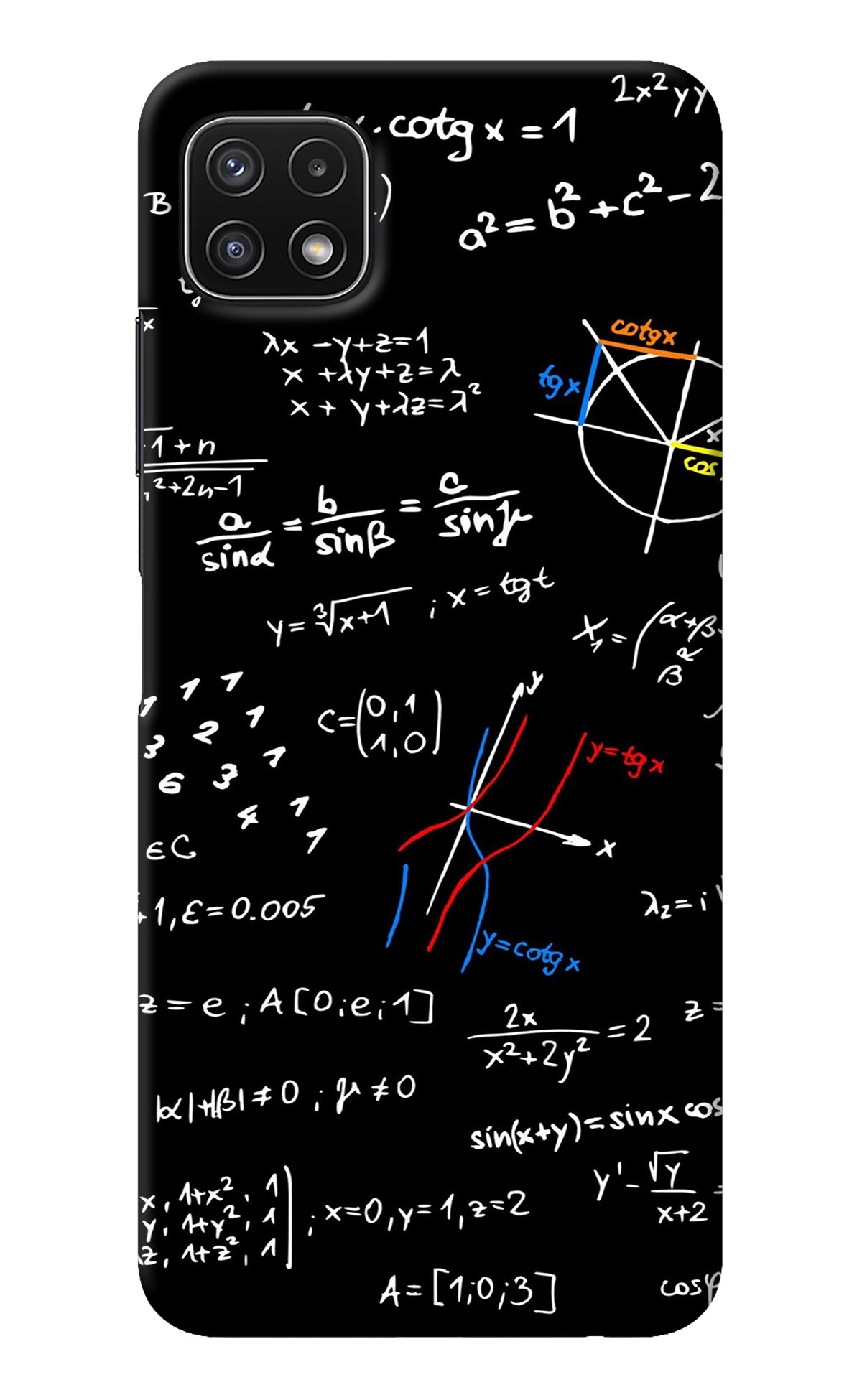 Mathematics Formula Samsung A22 5G Back Cover