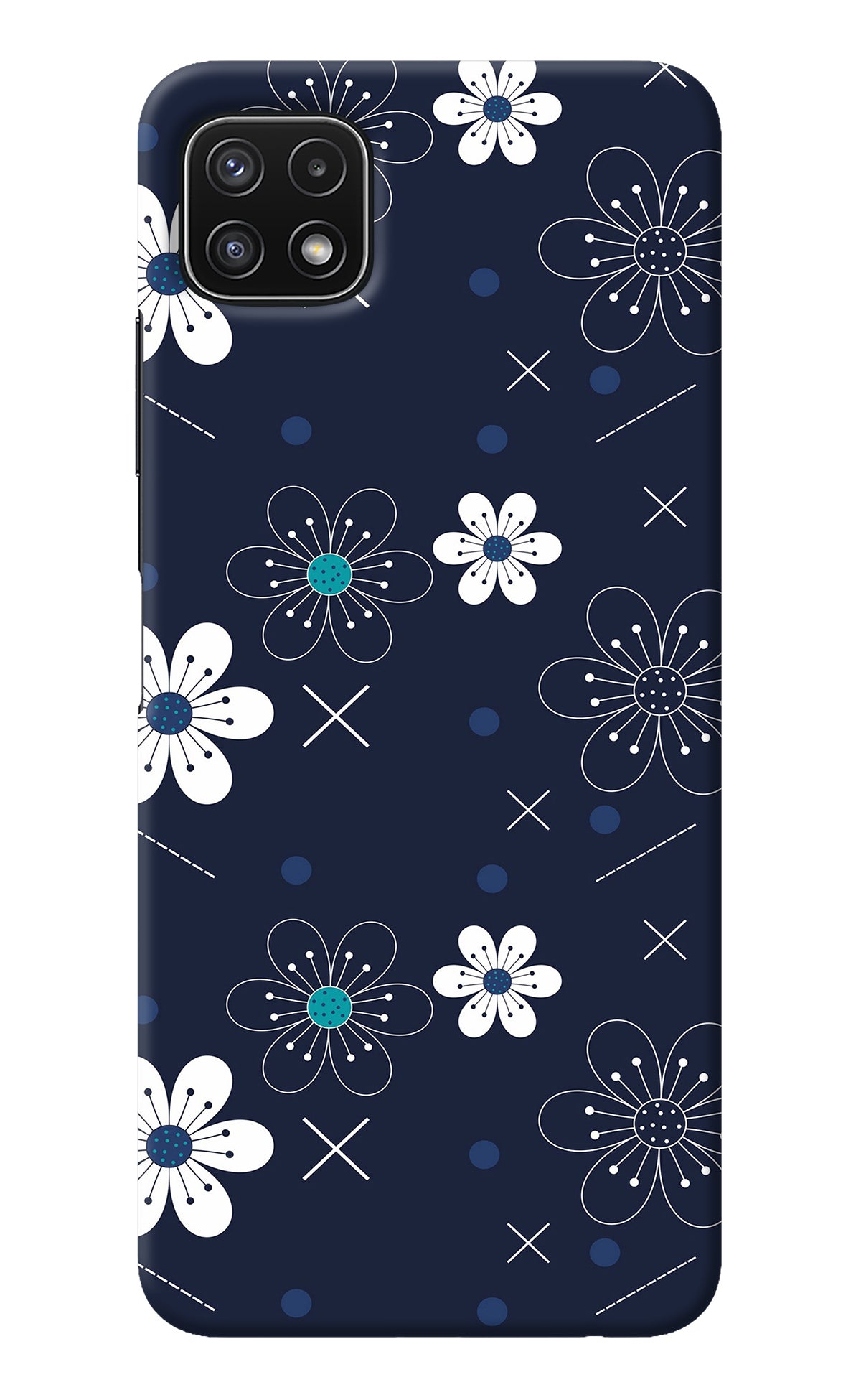 Flowers Samsung A22 5G Back Cover