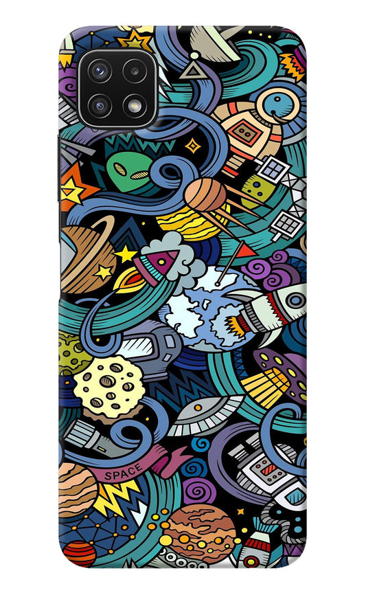 Space Abstract Samsung A22 5G Back Cover