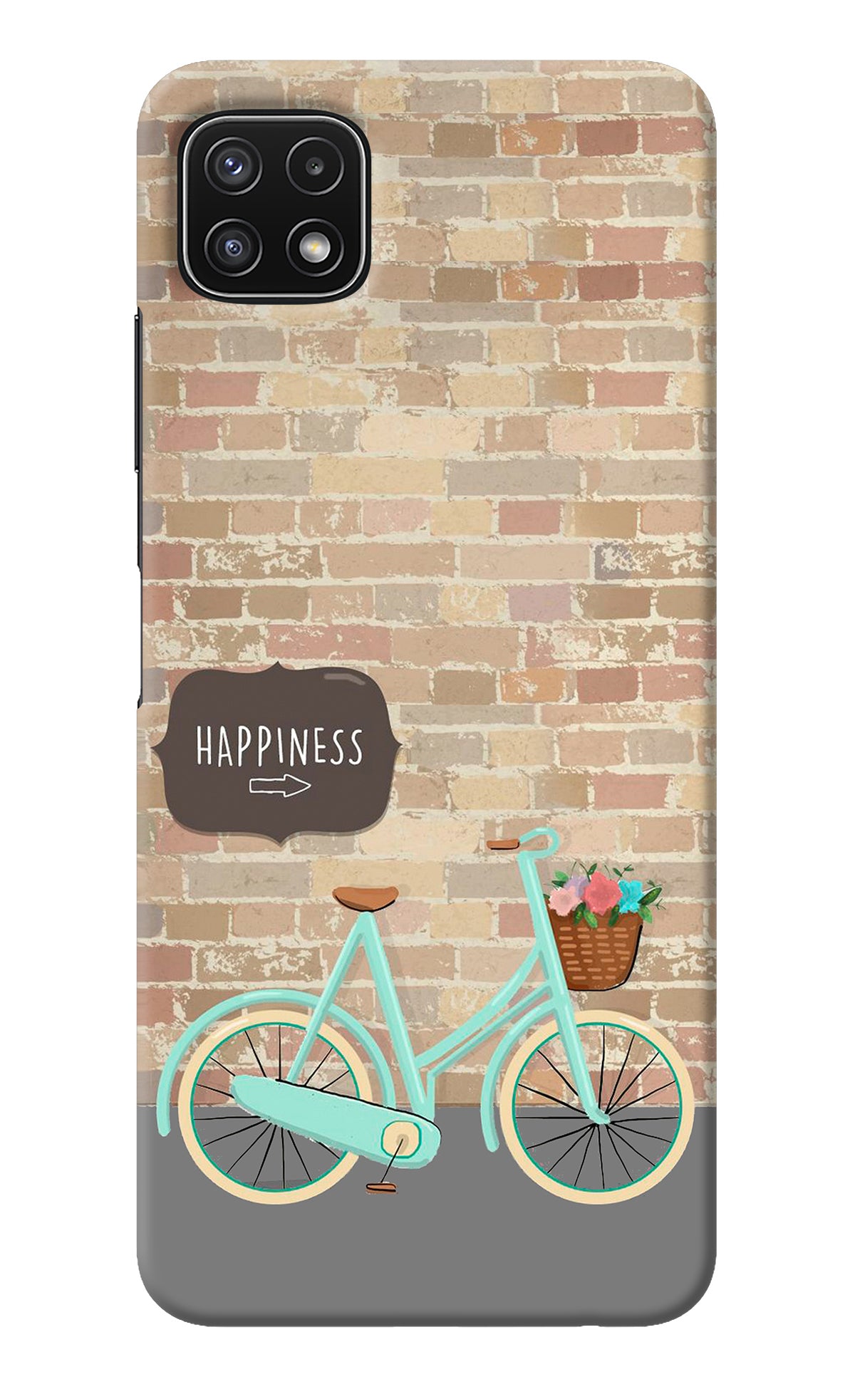 Happiness Artwork Samsung A22 5G Back Cover