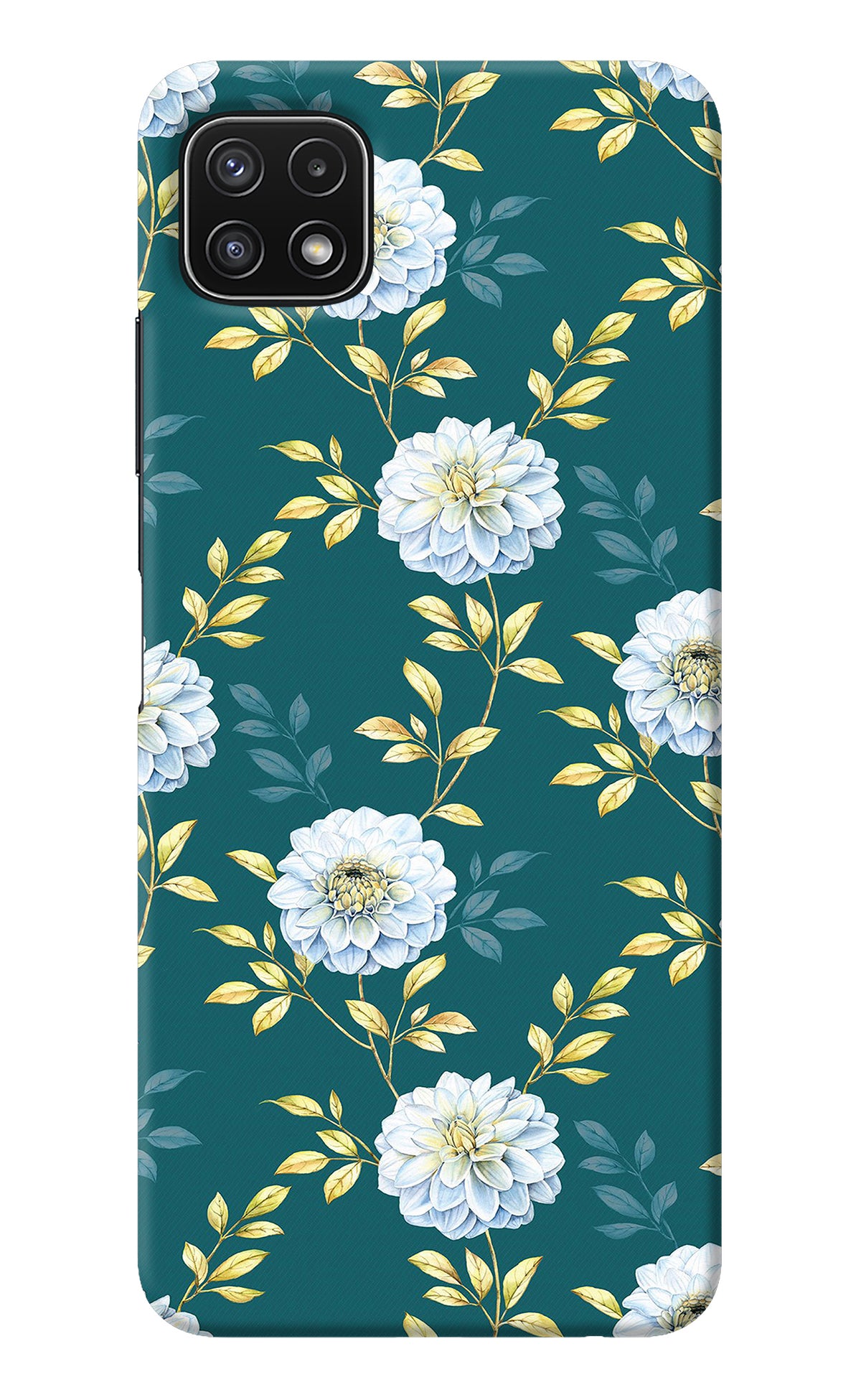 Flowers Samsung A22 5G Back Cover