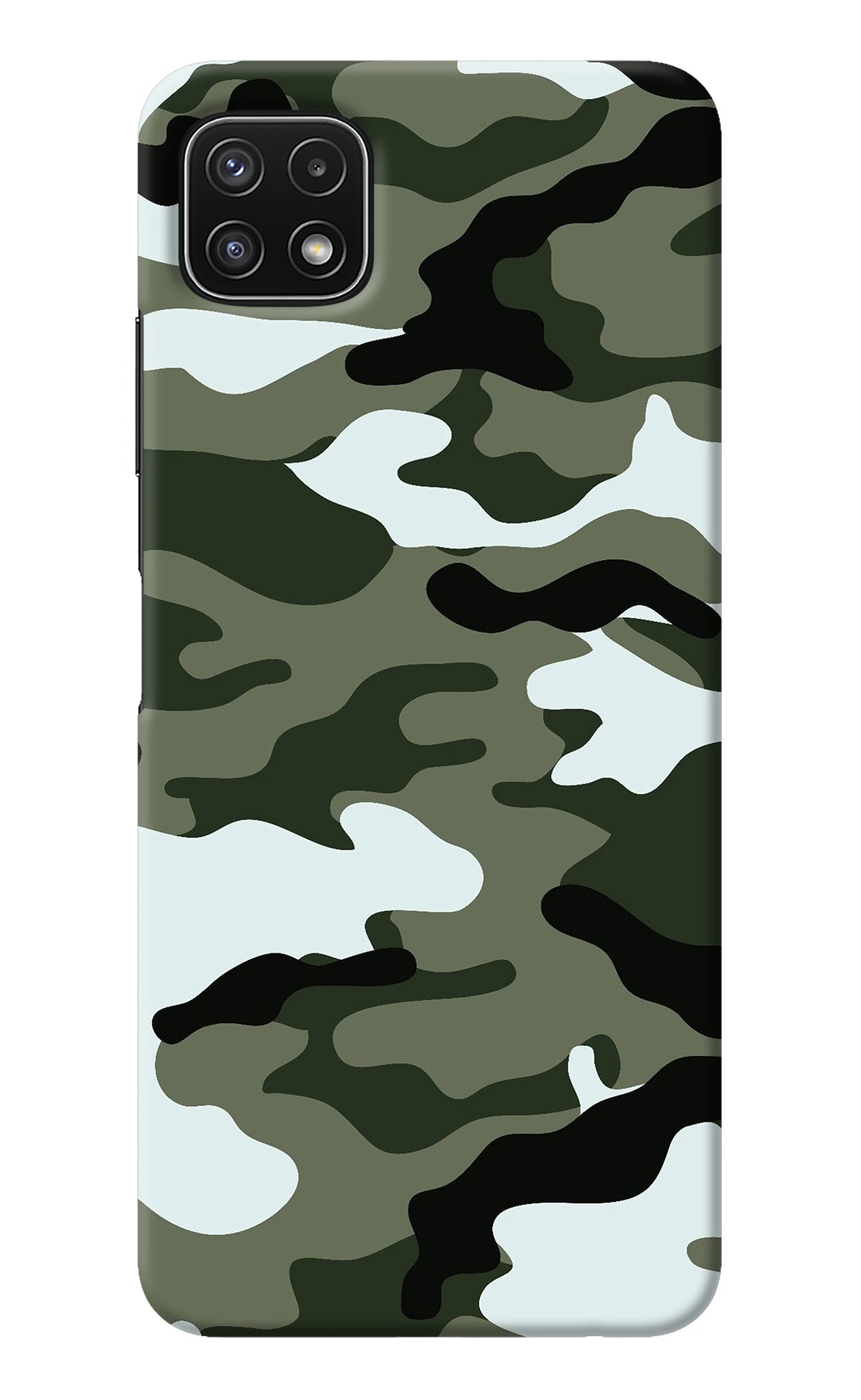 Camouflage Samsung A22 5G Back Cover