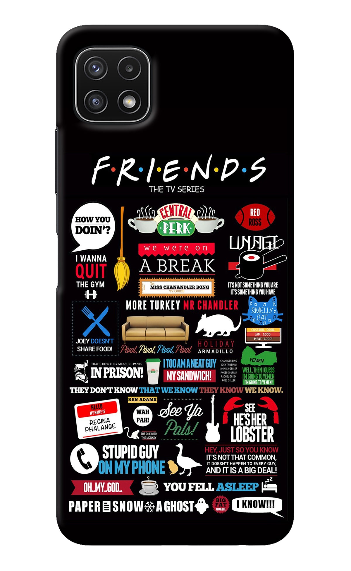 FRIENDS Samsung A22 5G Back Cover