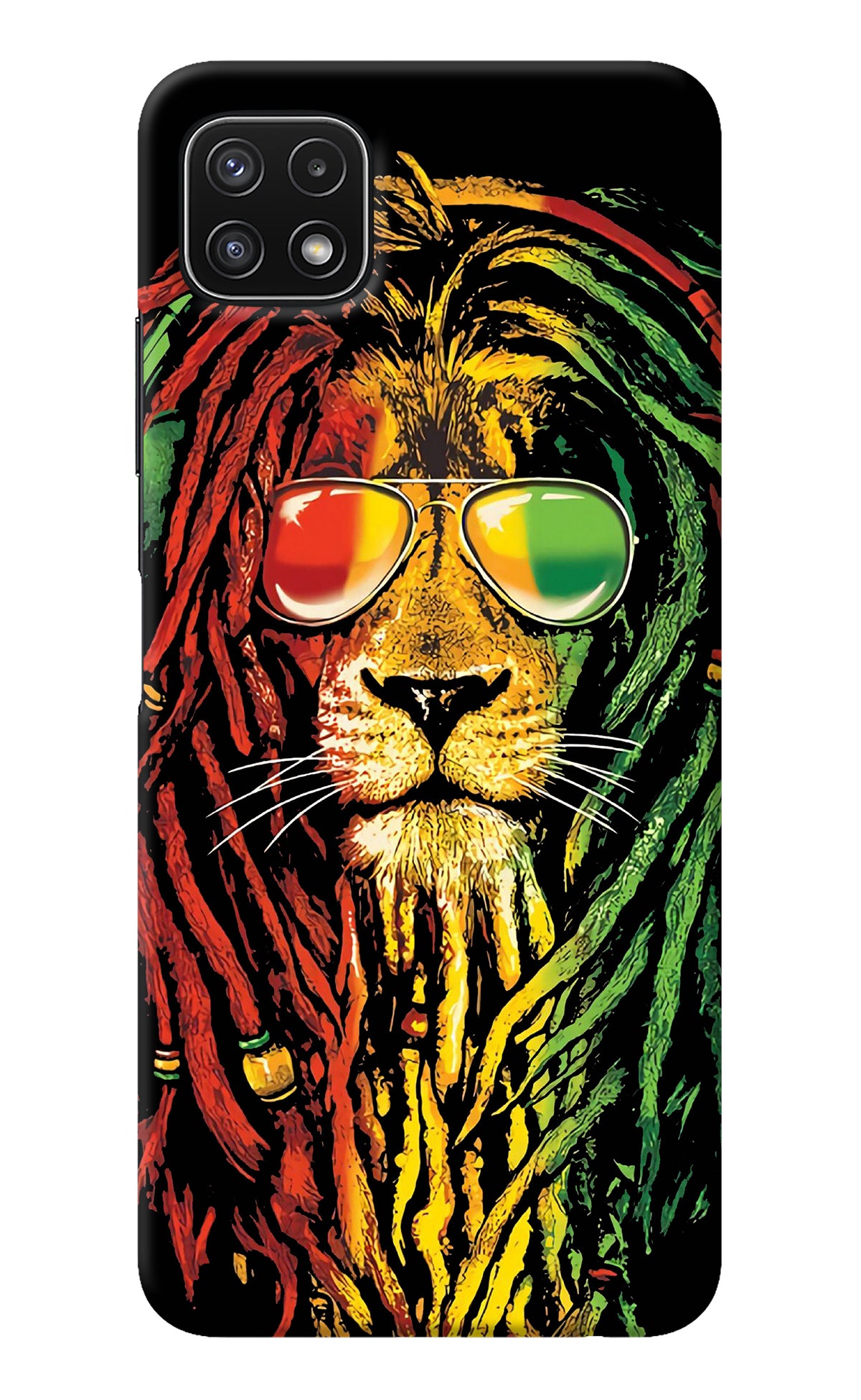 Rasta Lion Samsung A22 5G Back Cover