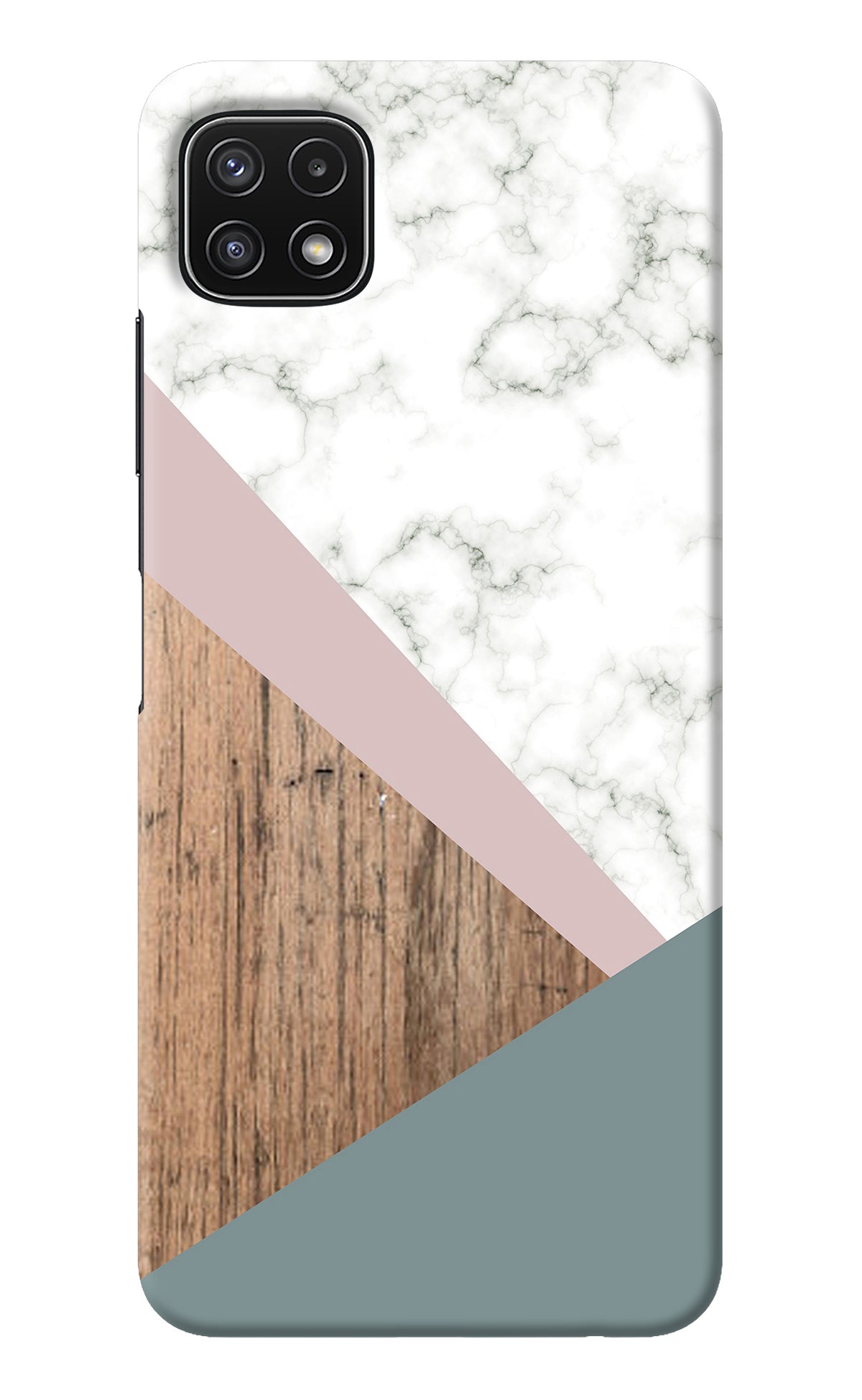 Marble wood Abstract Samsung A22 5G Back Cover