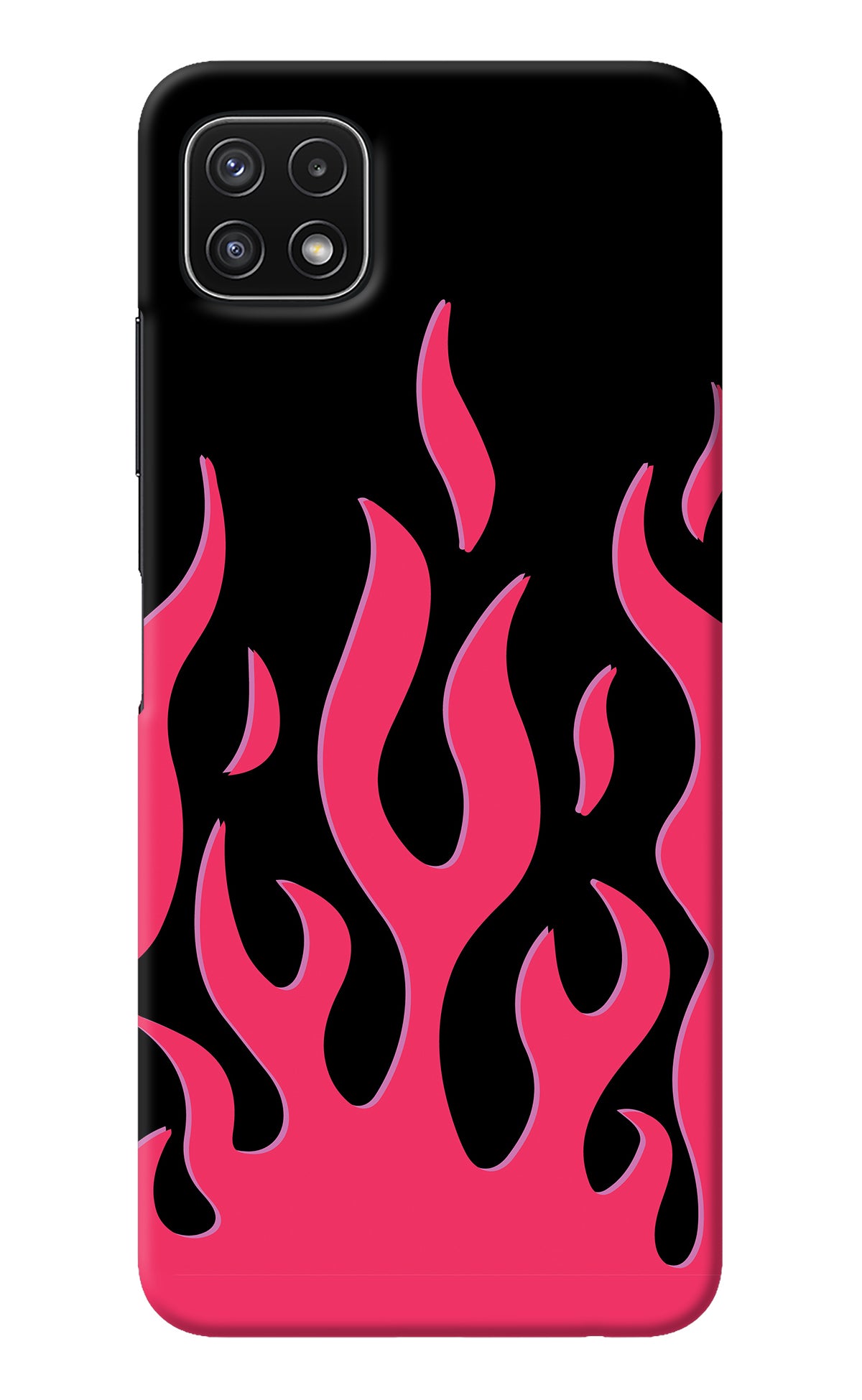 Fire Flames Samsung A22 5G Back Cover