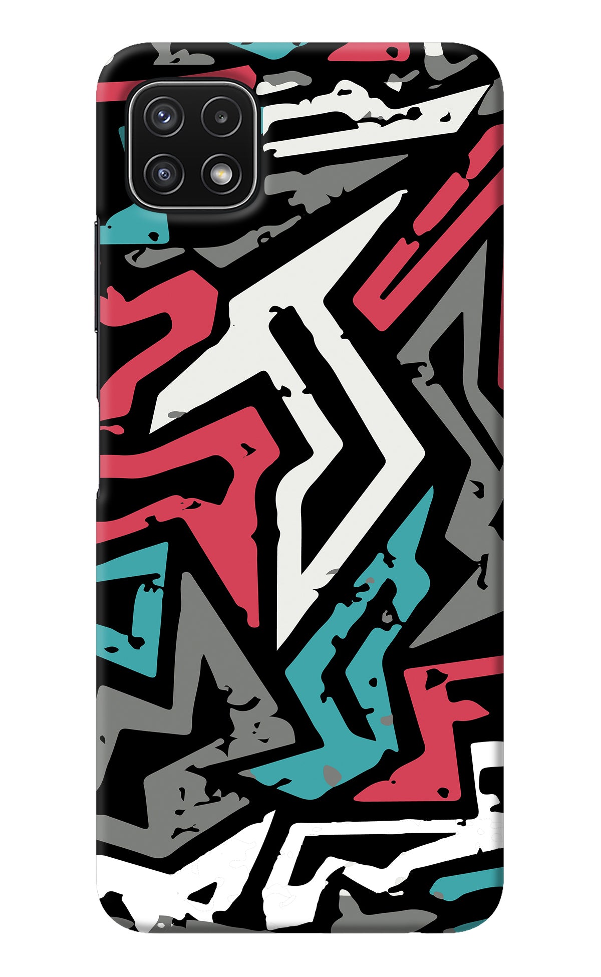 Geometric Graffiti Samsung A22 5G Back Cover