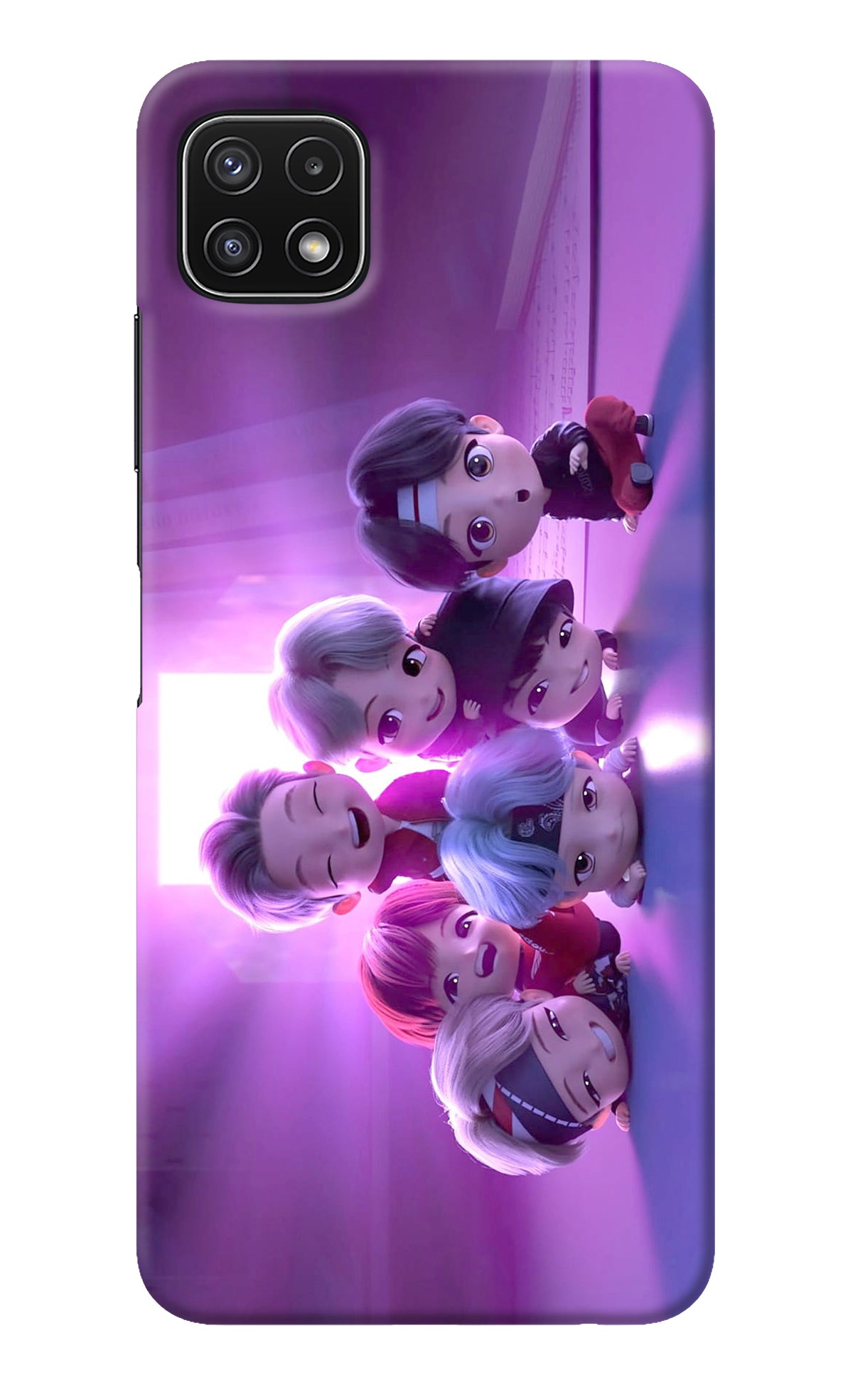 BTS Chibi Samsung A22 5G Back Cover