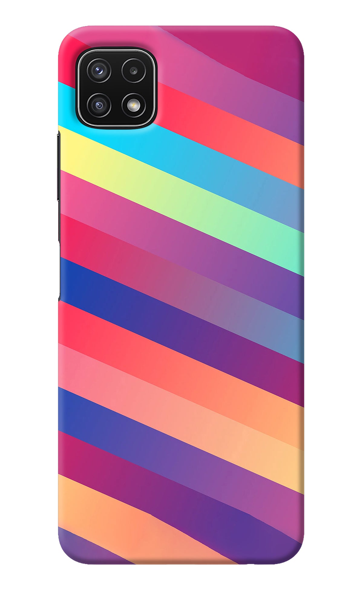 Stripes color Samsung A22 5G Back Cover