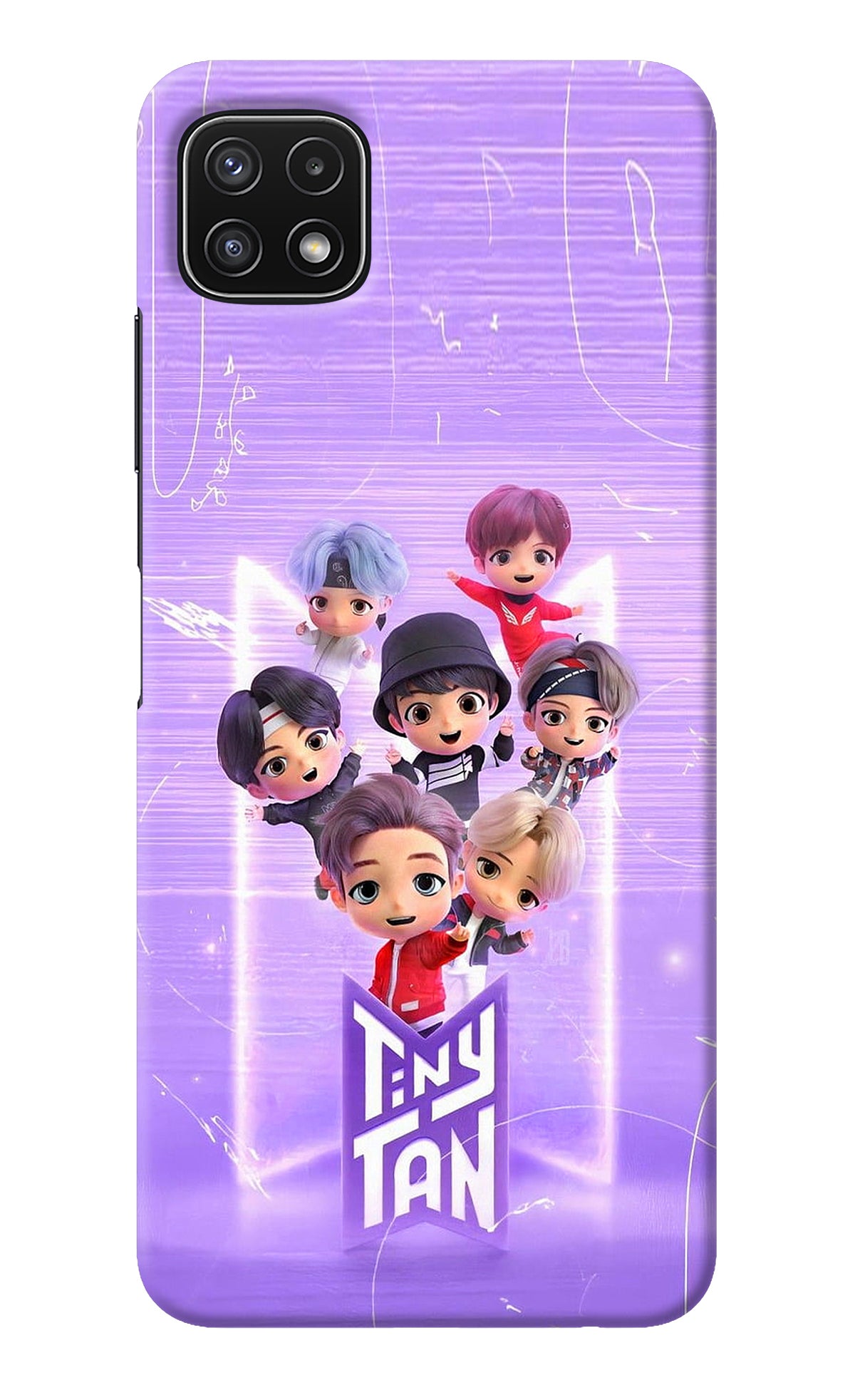 BTS Tiny Tan Samsung A22 5G Back Cover