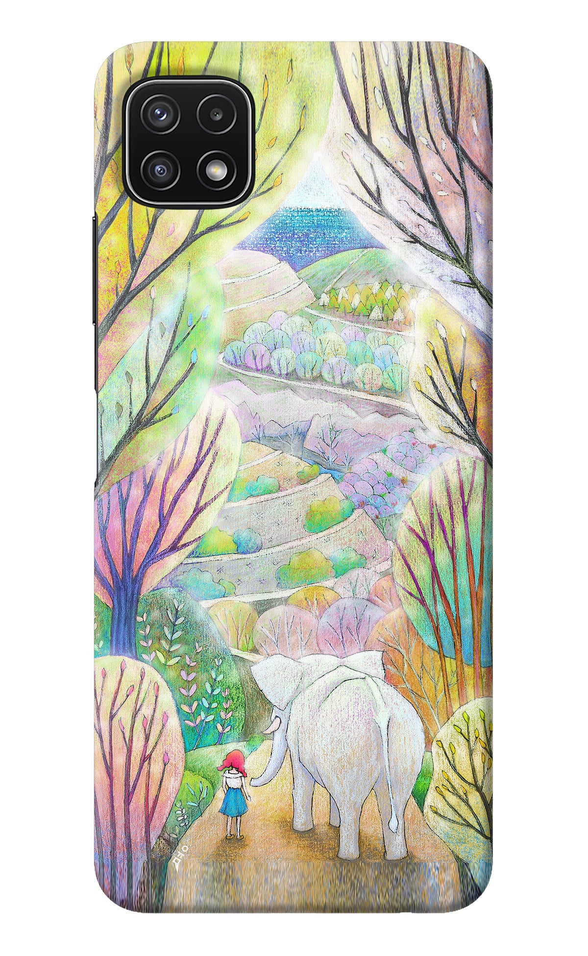 Nature Painting Samsung A22 5G Back Cover