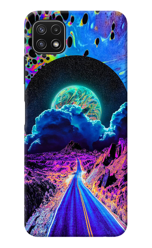 Psychedelic Painting Samsung A22 5G Back Cover