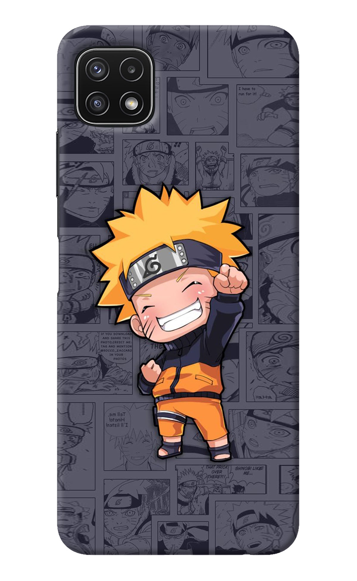 Chota Naruto Samsung A22 5G Back Cover