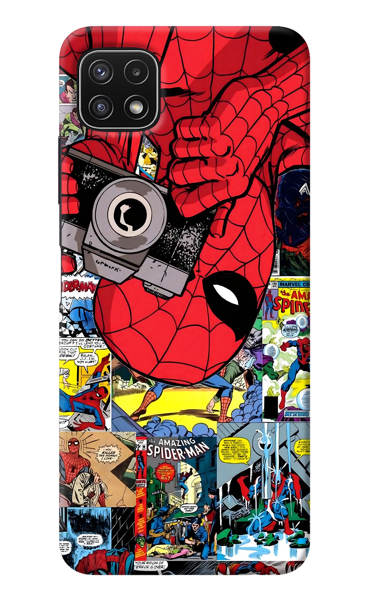 Spider Man Samsung A22 5G Back Cover