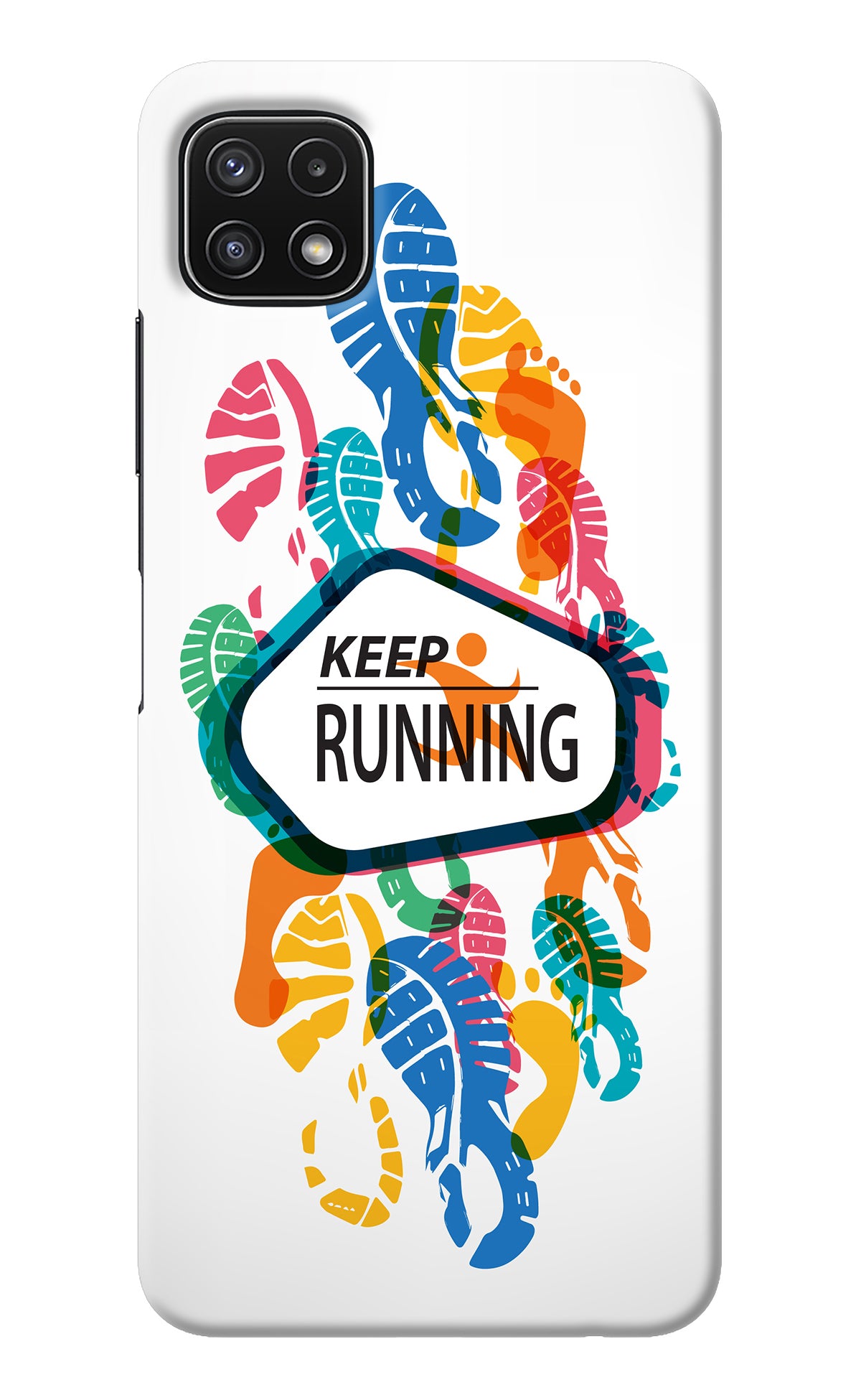 Keep Running Samsung A22 5G Back Cover