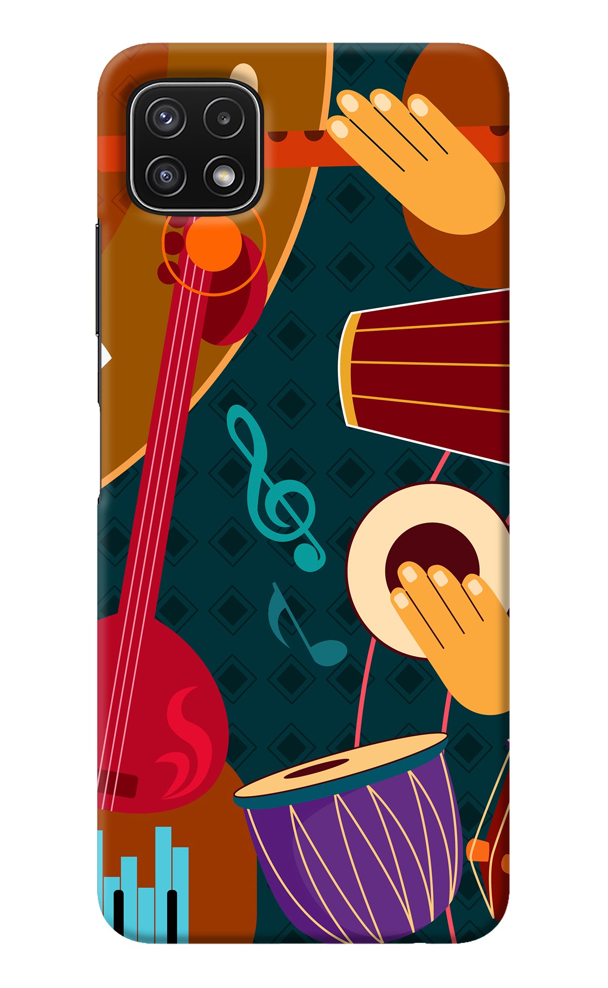Music Instrument Samsung A22 5G Back Cover