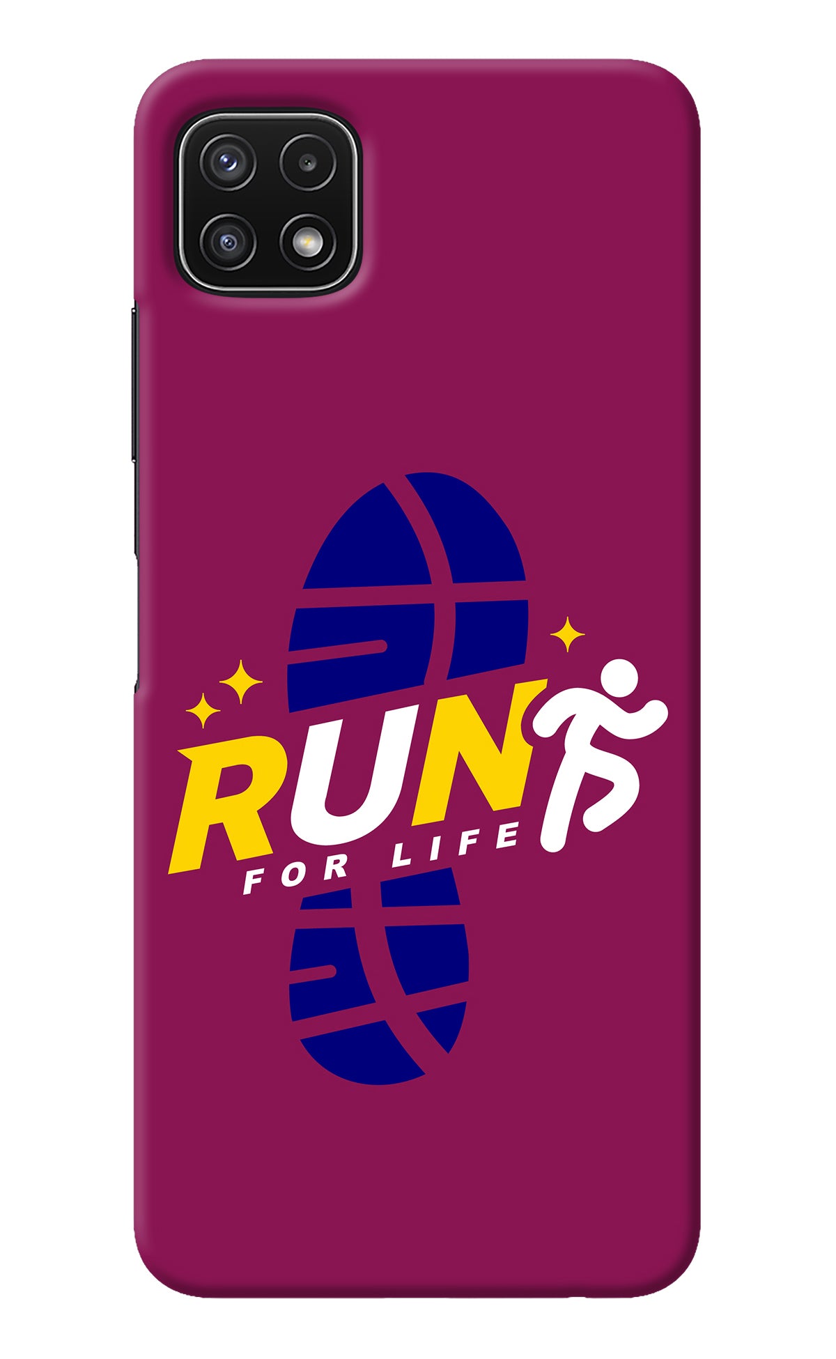 Run for Life Samsung A22 5G Back Cover