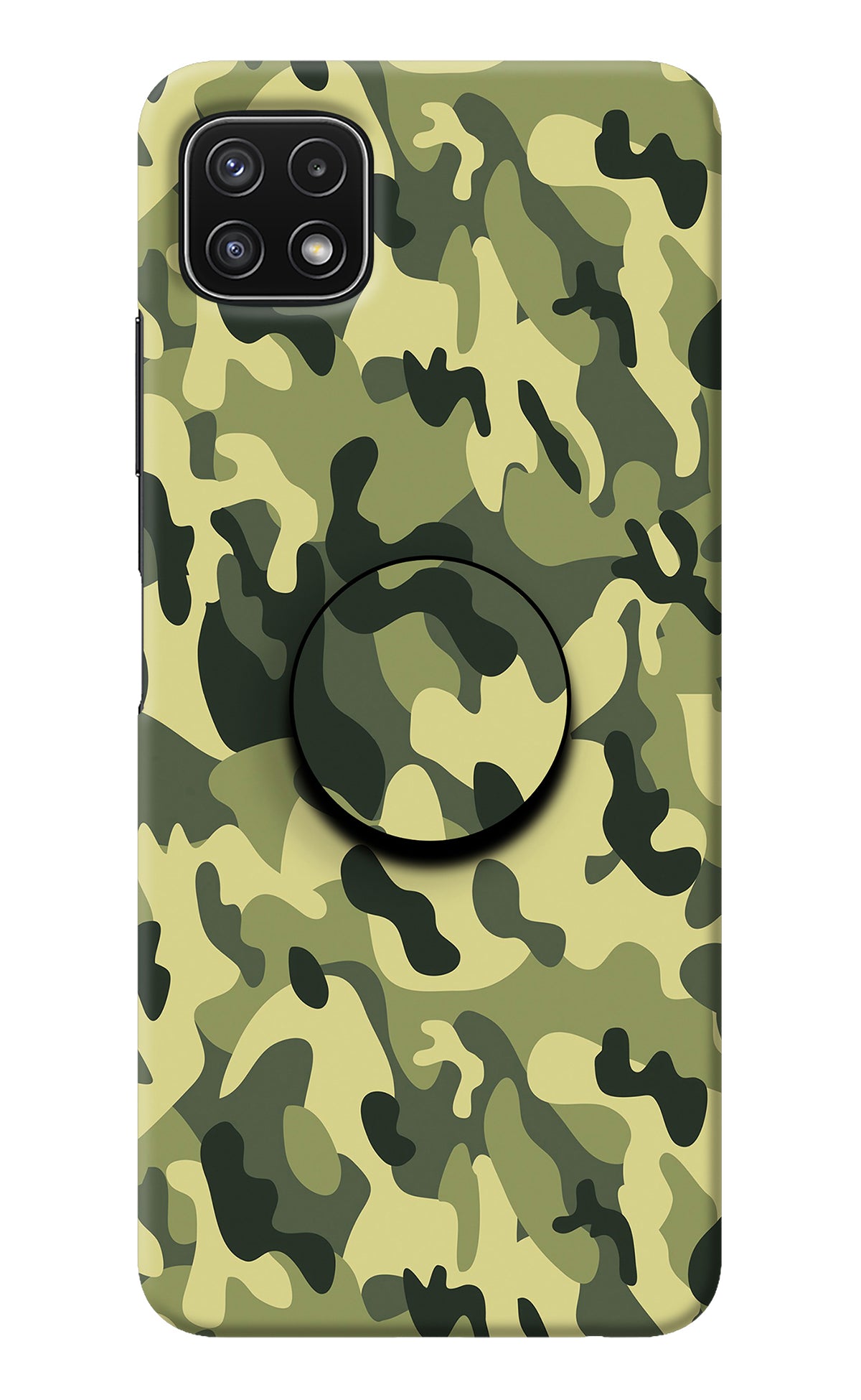 Camouflage Samsung A22 5G Pop Case