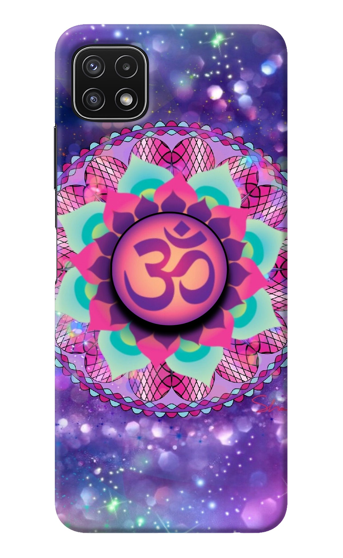 Om Purple Samsung A22 5G Pop Case