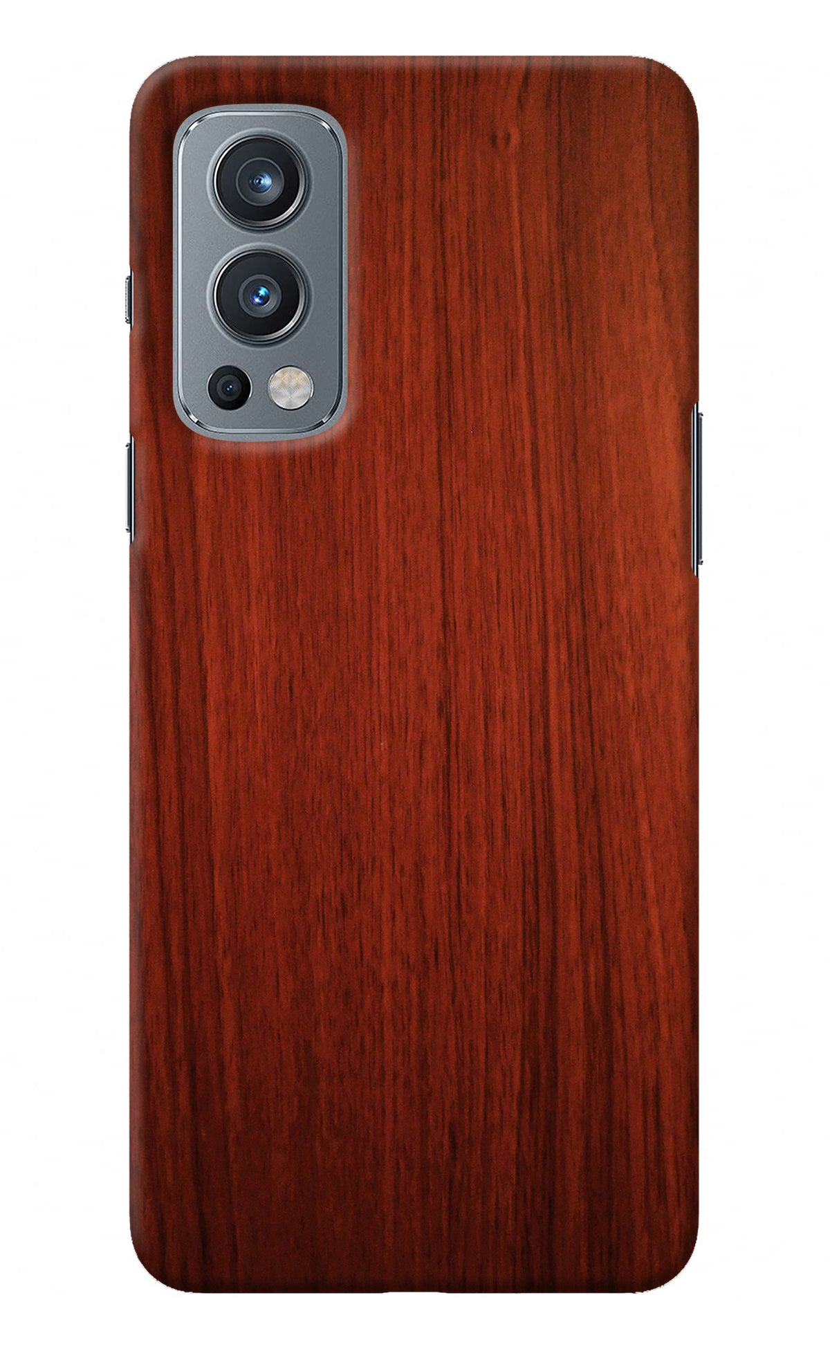 Wooden Plain Pattern OnePlus Nord 2 5G Back Cover