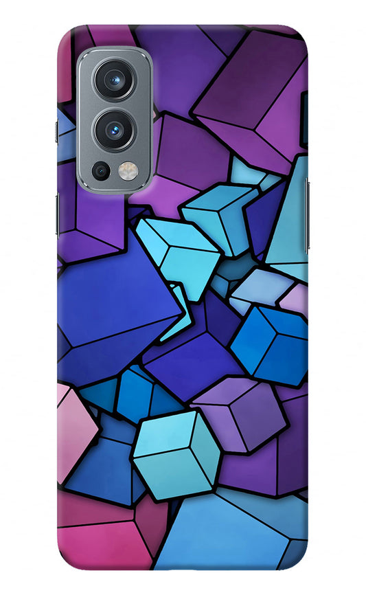Cubic Abstract OnePlus Nord 2 5G Back Cover